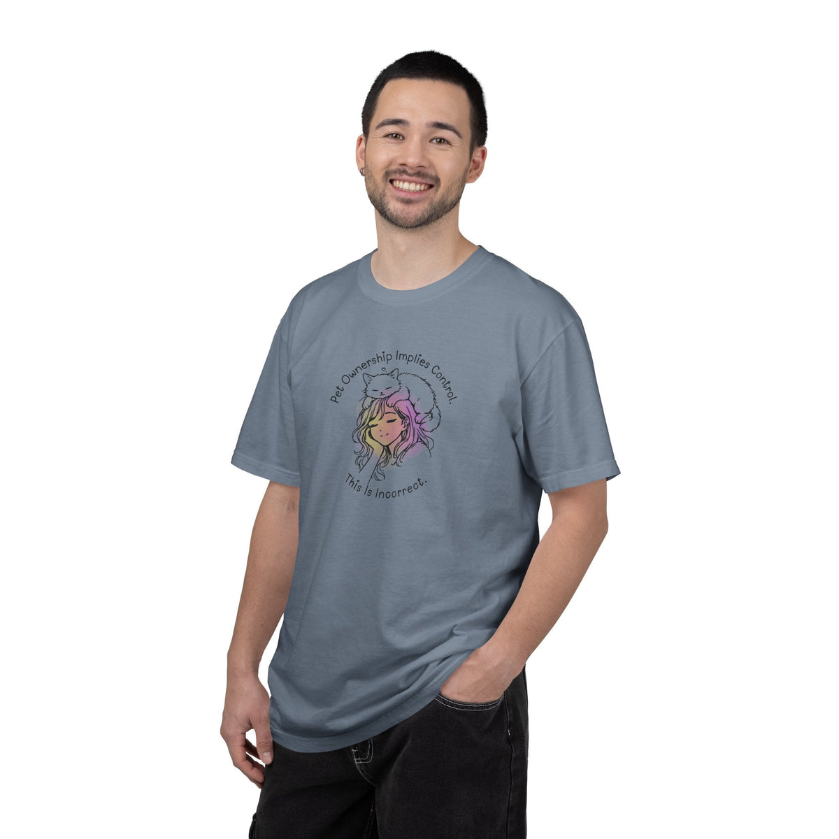 Pet Ownership Implies Control | Cat Humor T-Shirt - Clothing, Unisex, T-Shirts - EpiAl's Shop