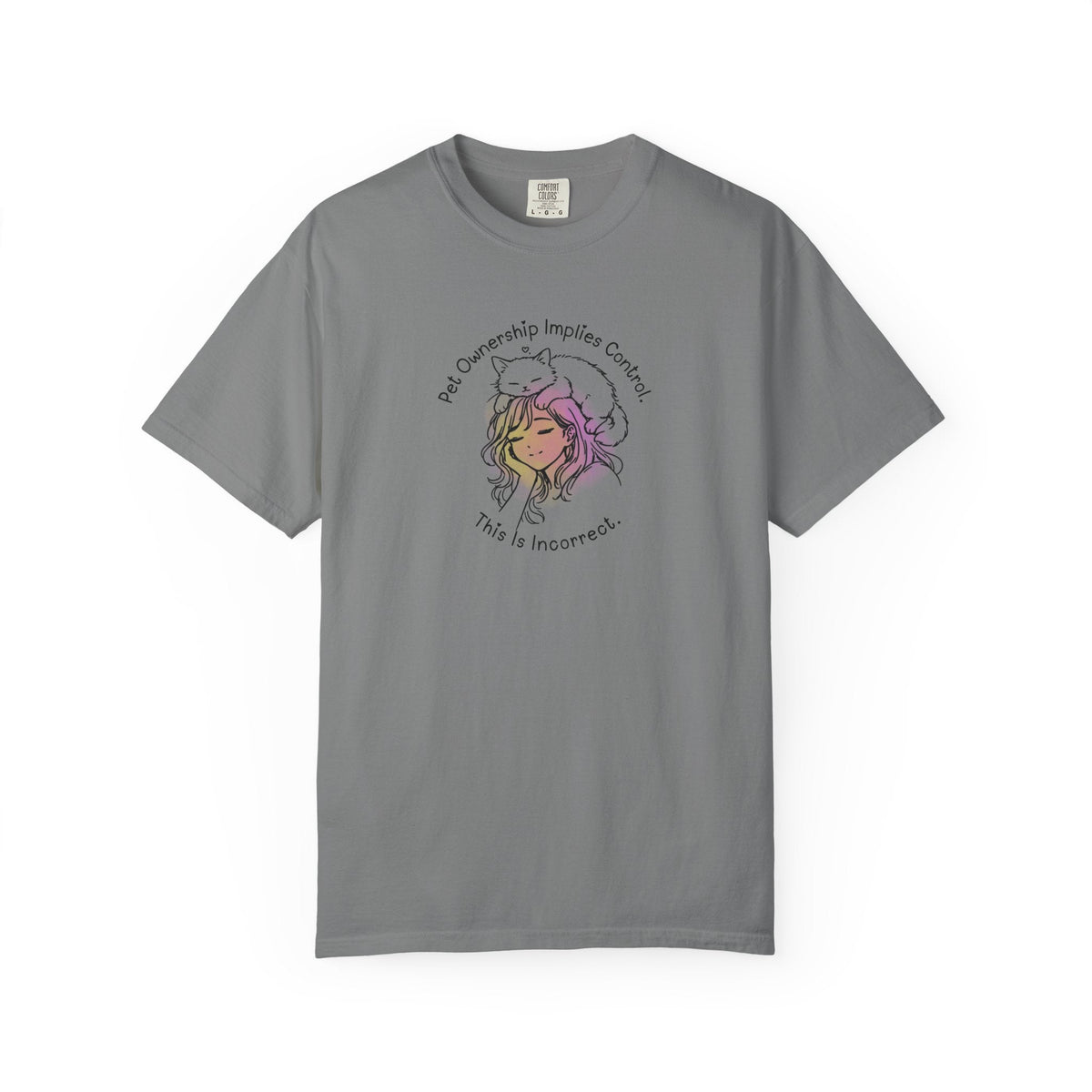 Pet Ownership Implies Control | Cat Humor T-Shirt - Clothing, Unisex, T-Shirts - EpiAl's Shop