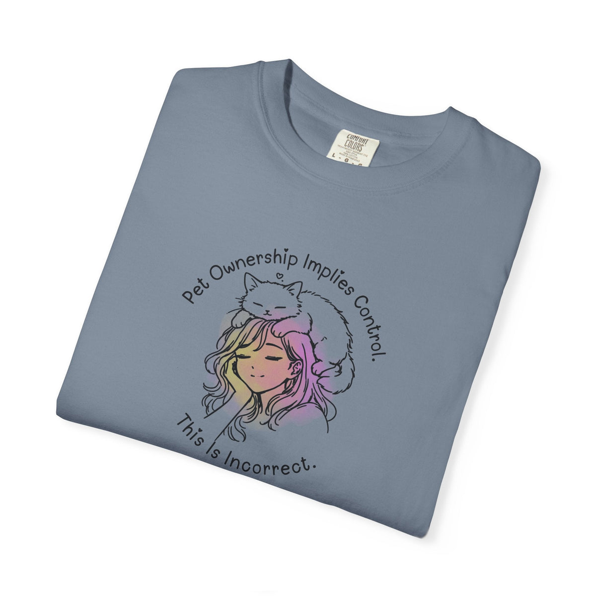 Pet Ownership Implies Control | Cat Humor T-Shirt - Clothing, Unisex, T-Shirts - EpiAl's Shop