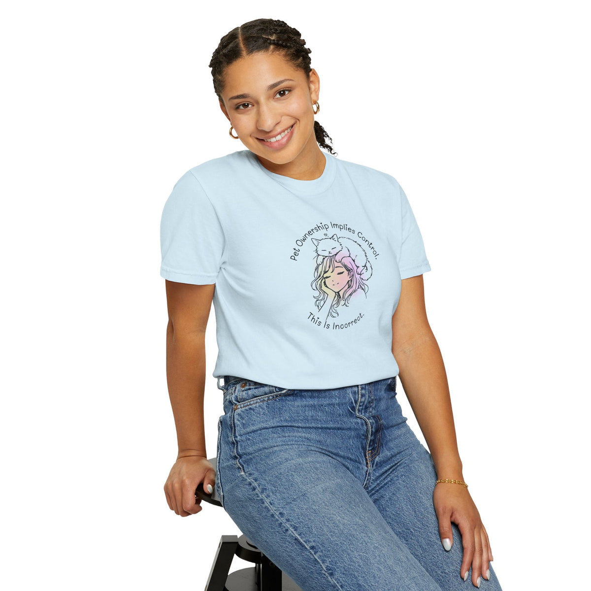 Pet Ownership Implies Control | Cat Humor T-Shirt - Clothing, Unisex, T-Shirts - EpiAl's Shop