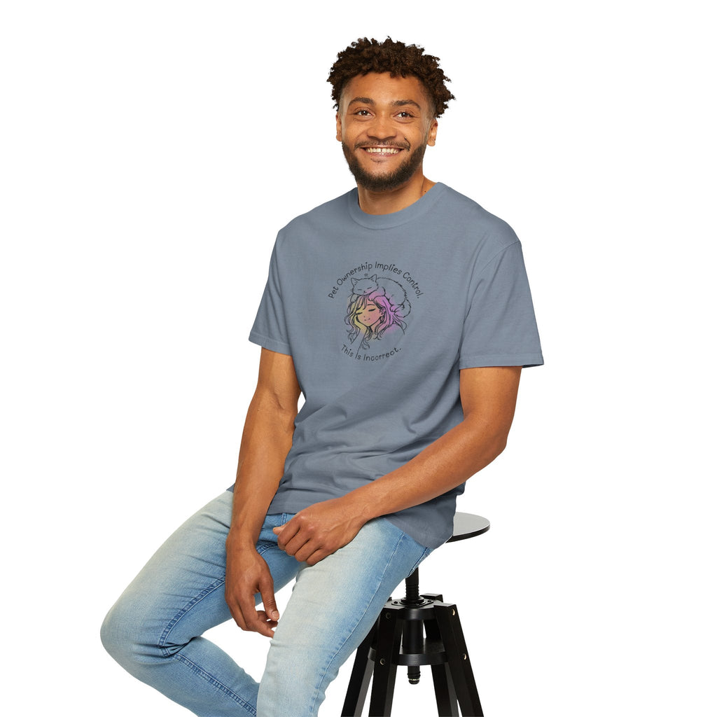 Pet Ownership Implies Control | Cat Humor T-Shirt - Clothing, Unisex, T-Shirts - EpiAl's Shop