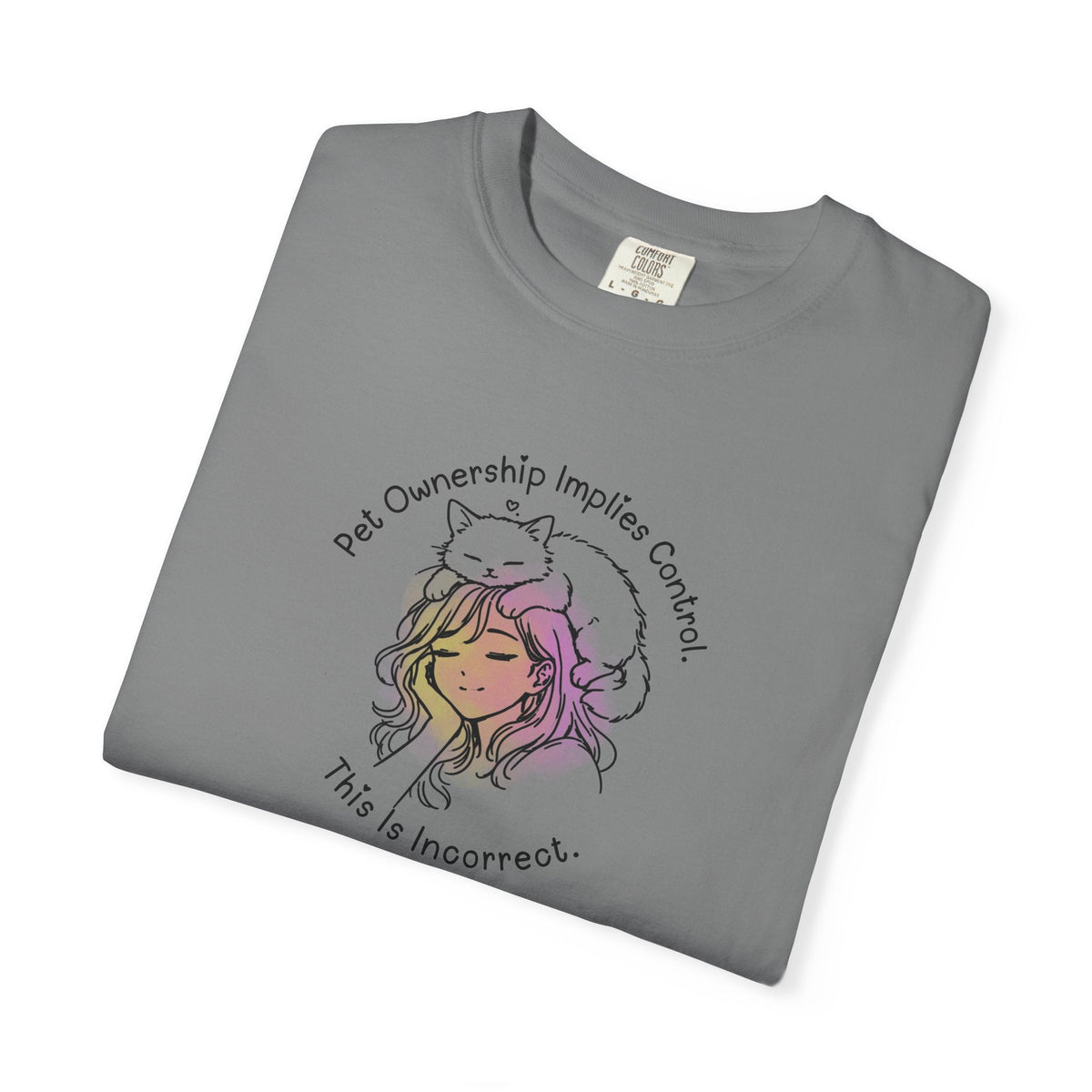 Pet Ownership Implies Control | Cat Humor T-Shirt - Clothing, Unisex, T-Shirts - EpiAl's Shop