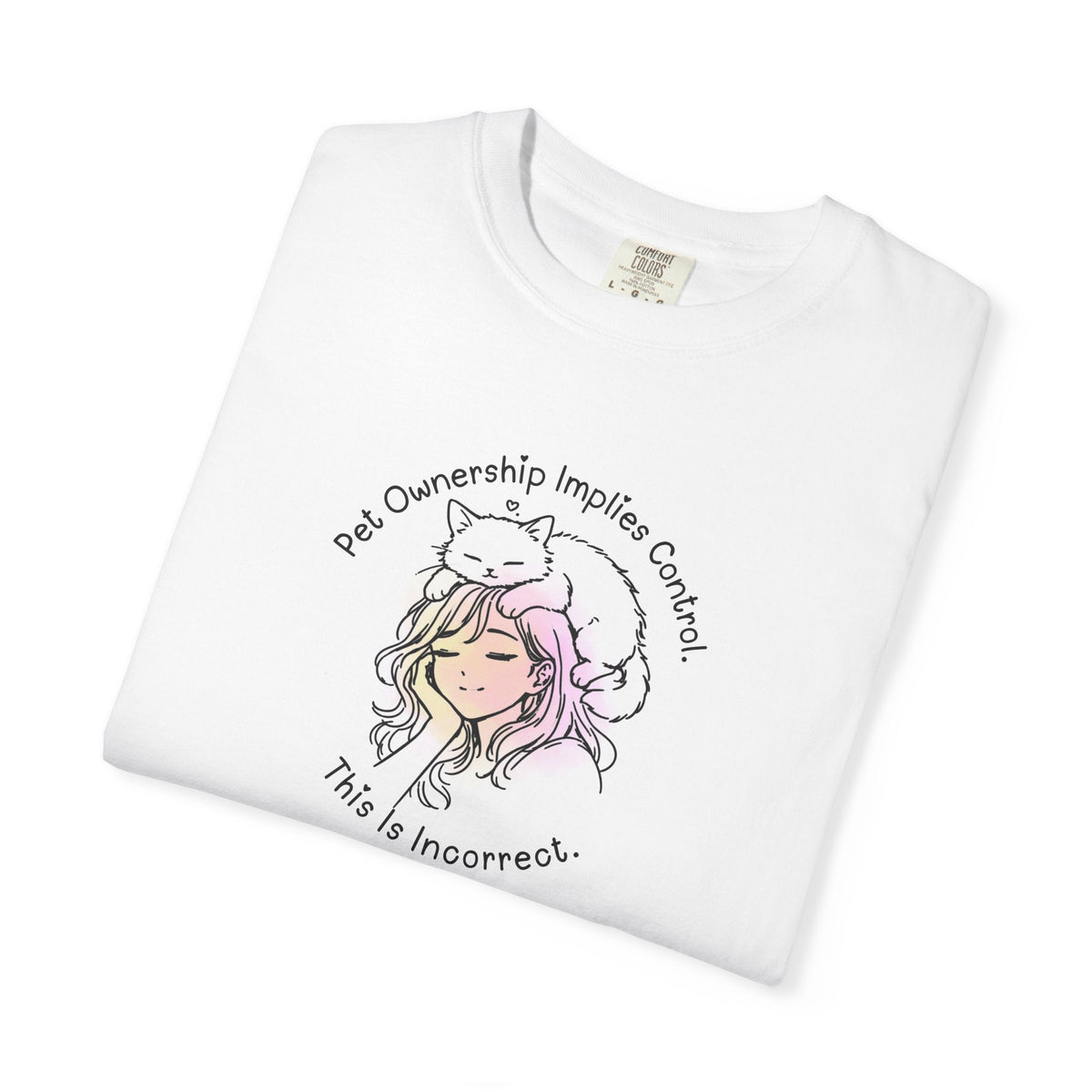 Pet Ownership Implies Control | Cat Humor T-Shirt - Clothing, Unisex, T-Shirts - EpiAl's Shop