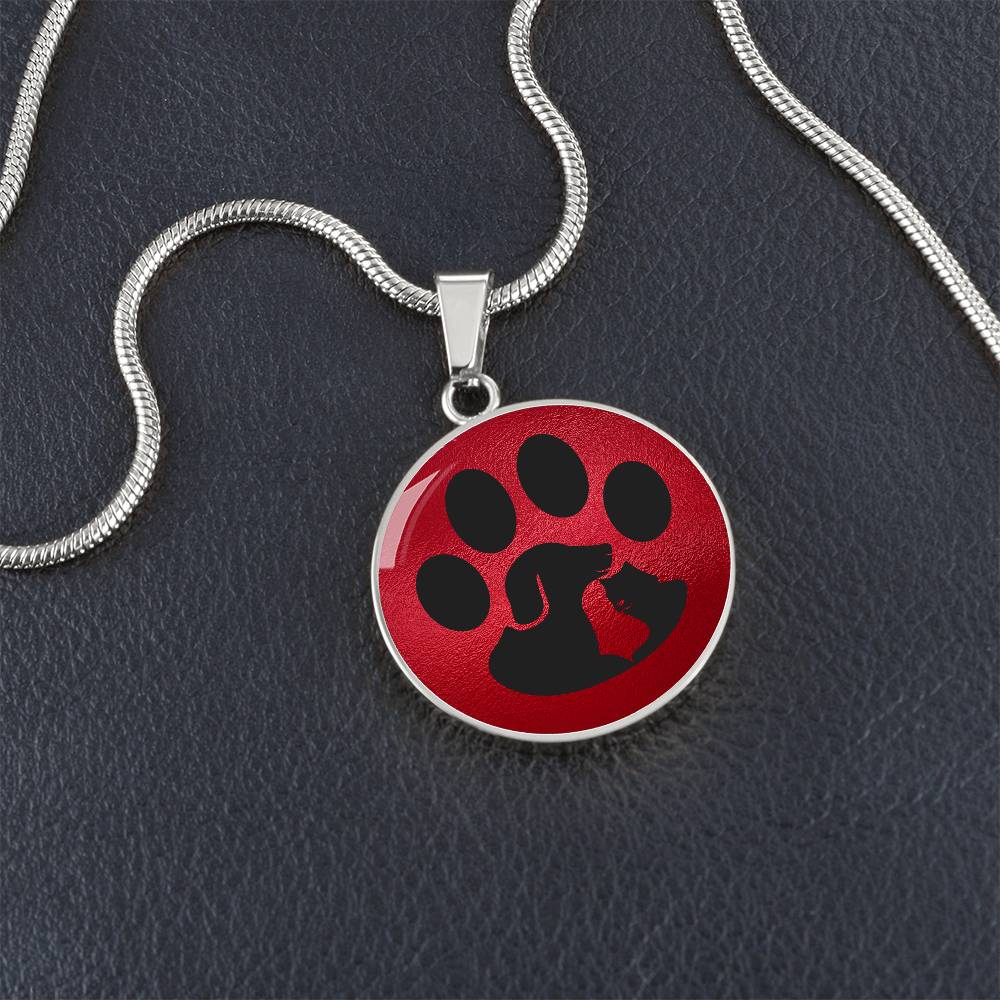Pets on Red Necklace - Jewelry - Epileptic Al’s Shop