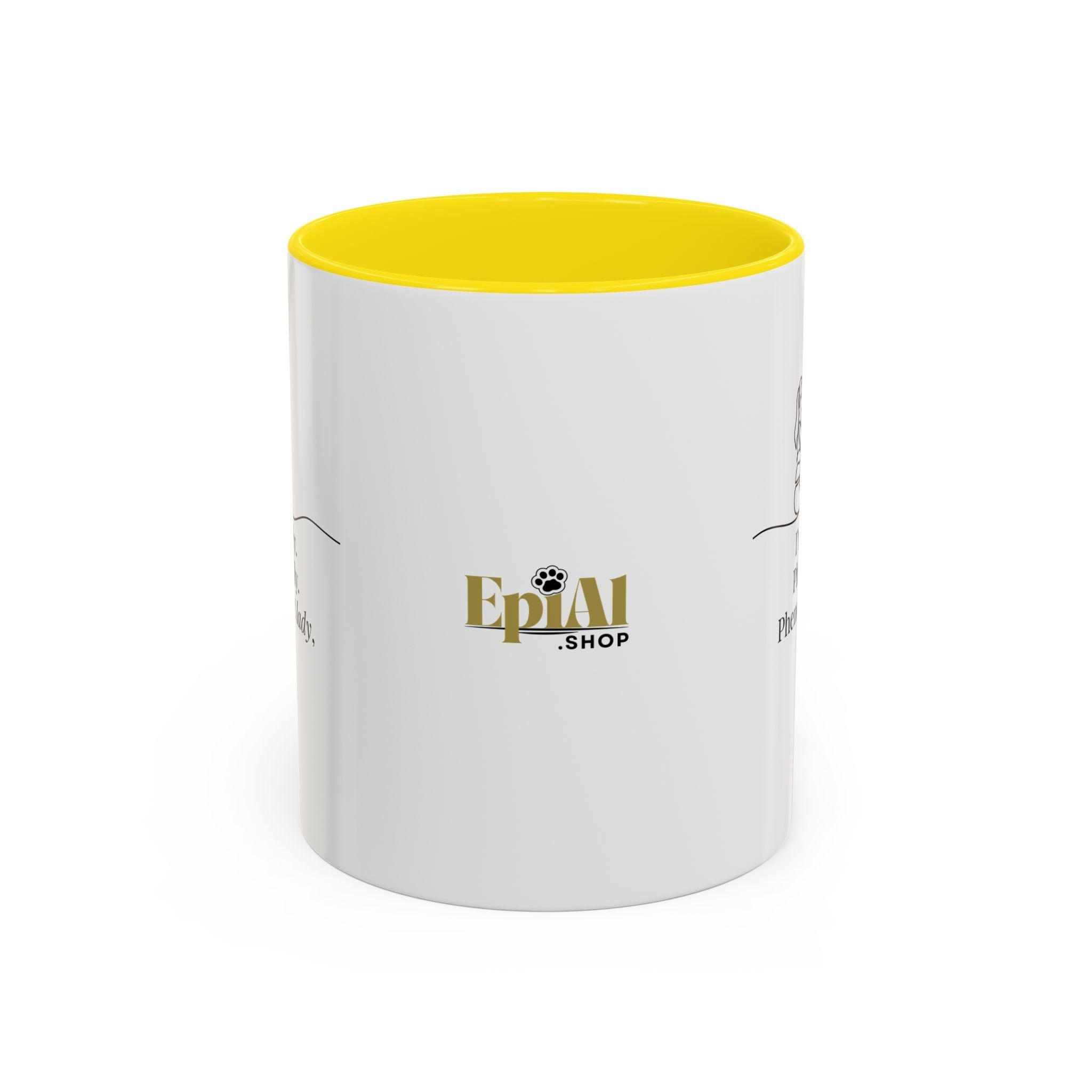 Phenomenal Cat Lady Accent Coffee Mug - Perfect for Cat Lovers - Drinkware, Coffee Mugs - EpiAl's Shop