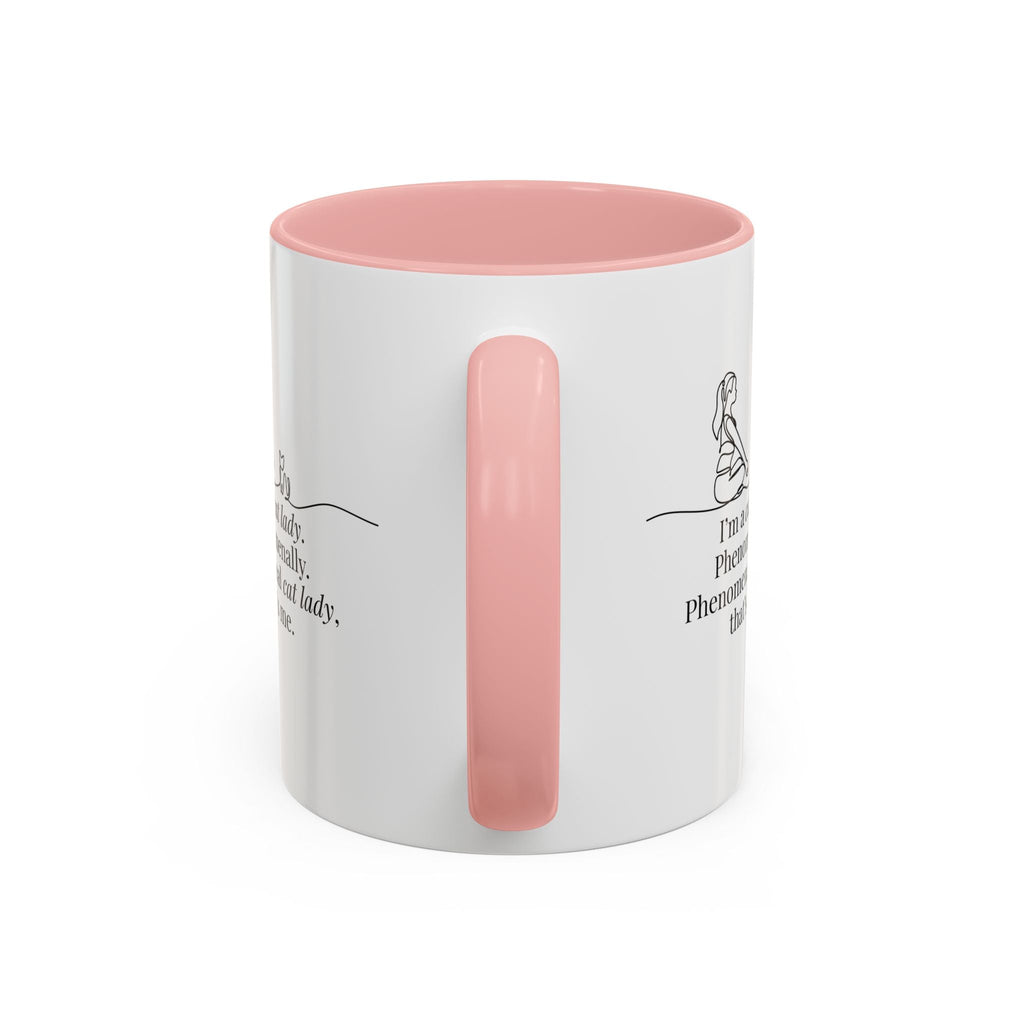 Phenomenal Cat Lady Accent Coffee Mug - Perfect for Cat Lovers - Drinkware, Coffee Mugs - EpiAl's Shop