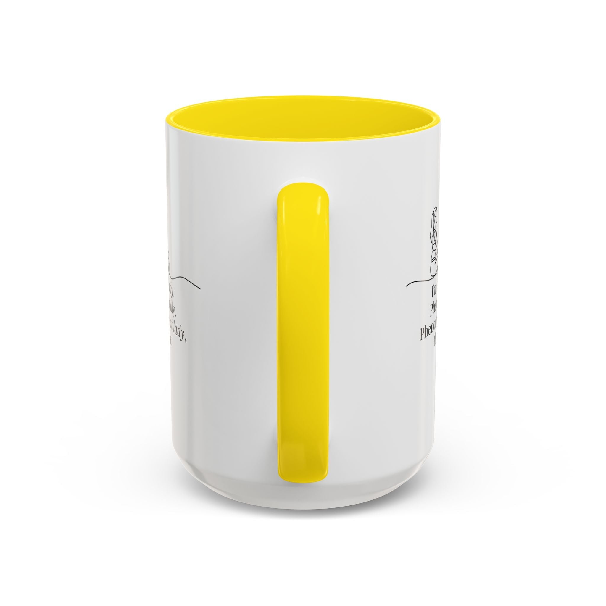 Phenomenal Cat Lady Accent Coffee Mug - Perfect for Cat Lovers - Drinkware, Coffee Mugs - EpiAl's Shop