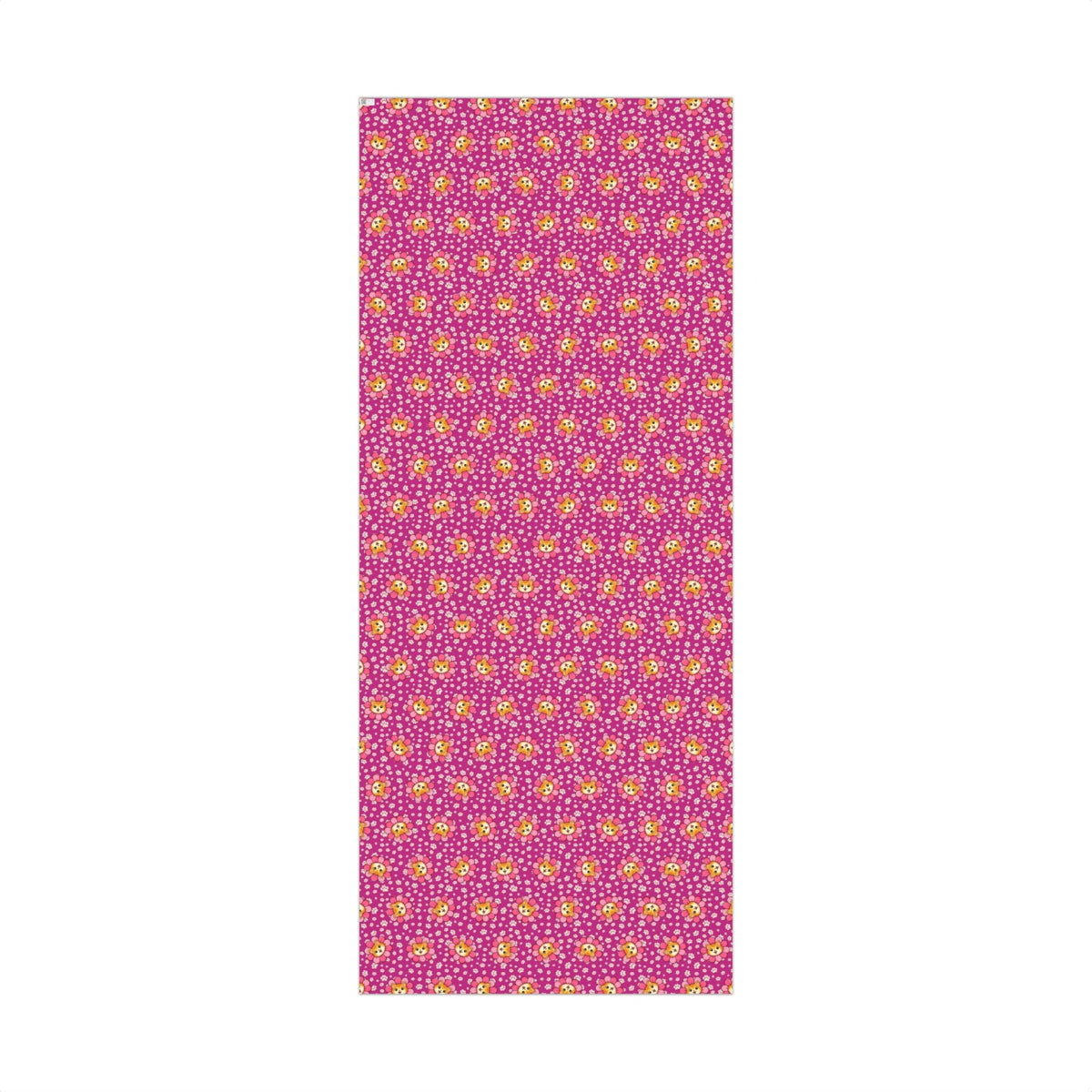 Pink Cat Blossom Gift Wrap | Cute Cat Lover Wrapping Paper - Gift Wrap, Paper - EpiAl's Shop