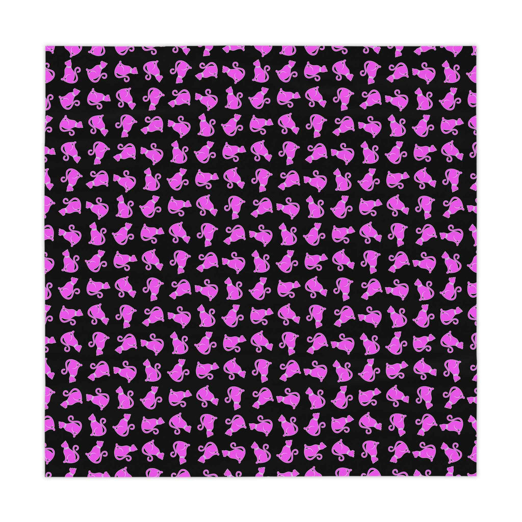 Pink Cat Tablecloth — Dinner, But Make It Feral - Decor, Home, Tablecloths & Runners - EpiAl's Shop