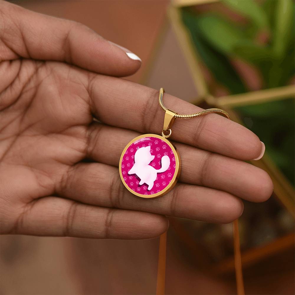 Pink Kitty necklace - Jewelry - Epileptic Al’s Shop