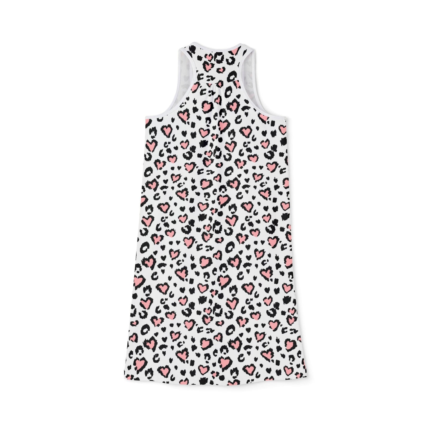 Pink Leopard Women's Racerback Dress - Tank Top - Epileptic Al’s Shop