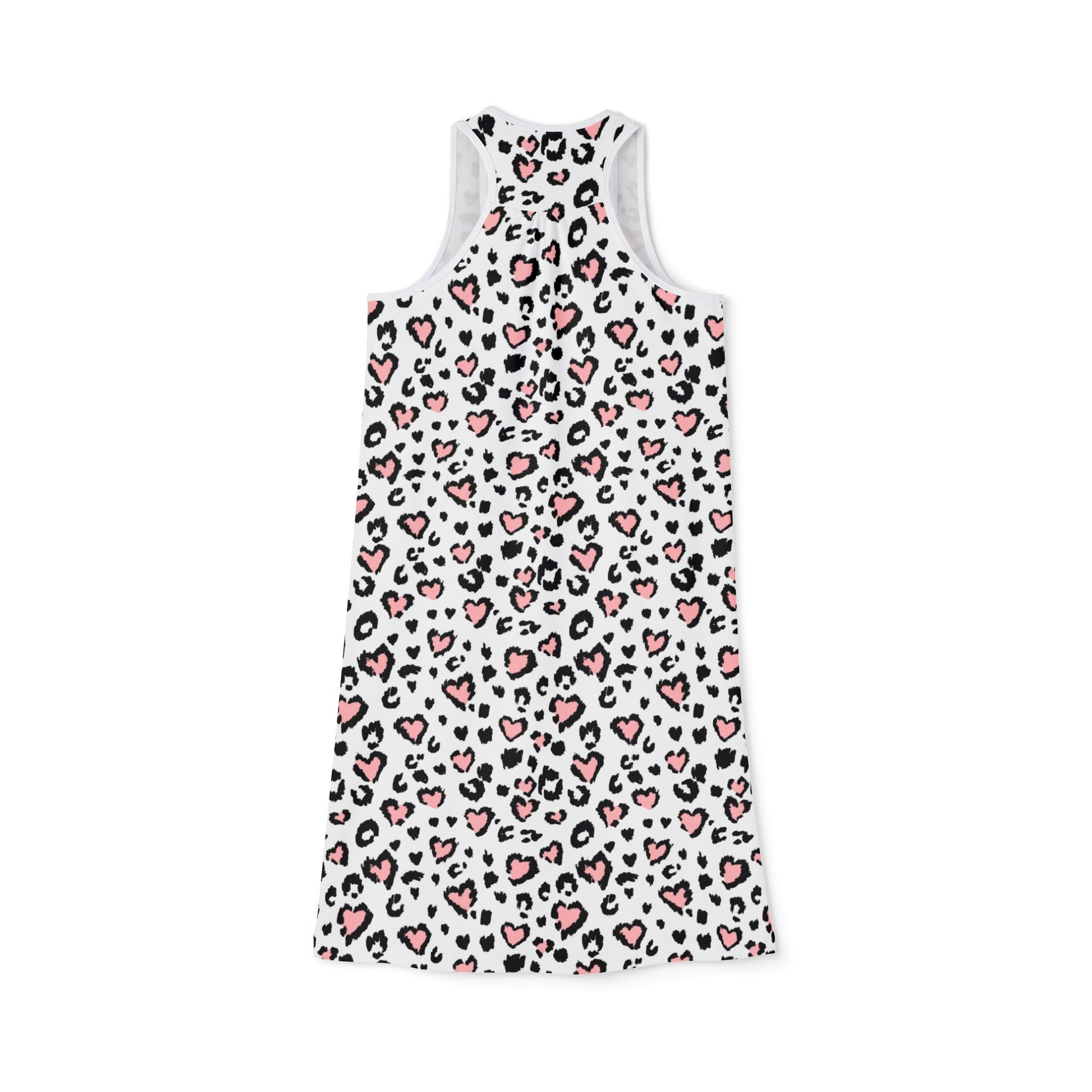 Pink Leopard Women's Racerback Dress - Tank Top - Epileptic Al’s Shop