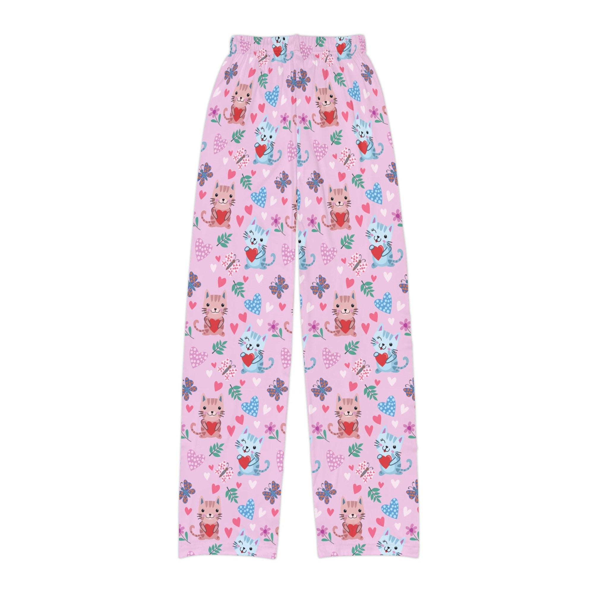 Pink Paw Patch Pajama Pants - All Over Prints - Epileptic Al’s Shop