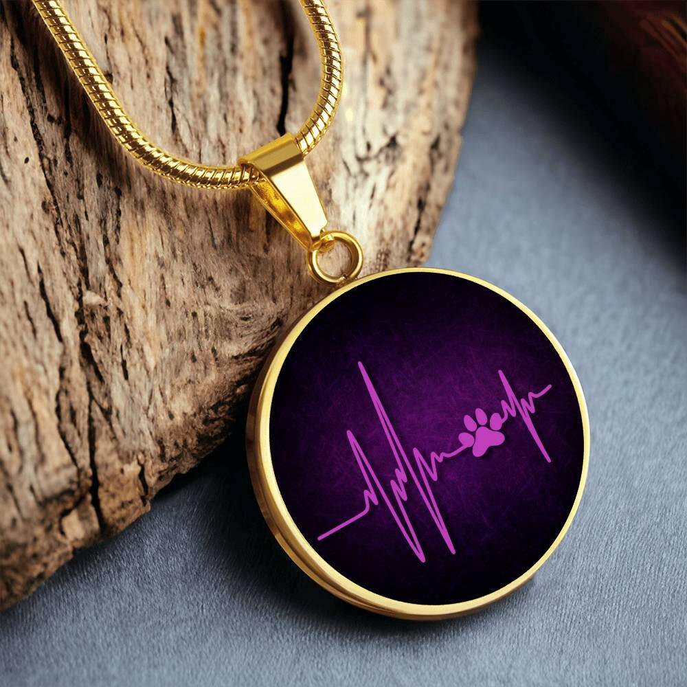 Pink Pawbeat Necklace - Jewelry - Epileptic Al’s Shop