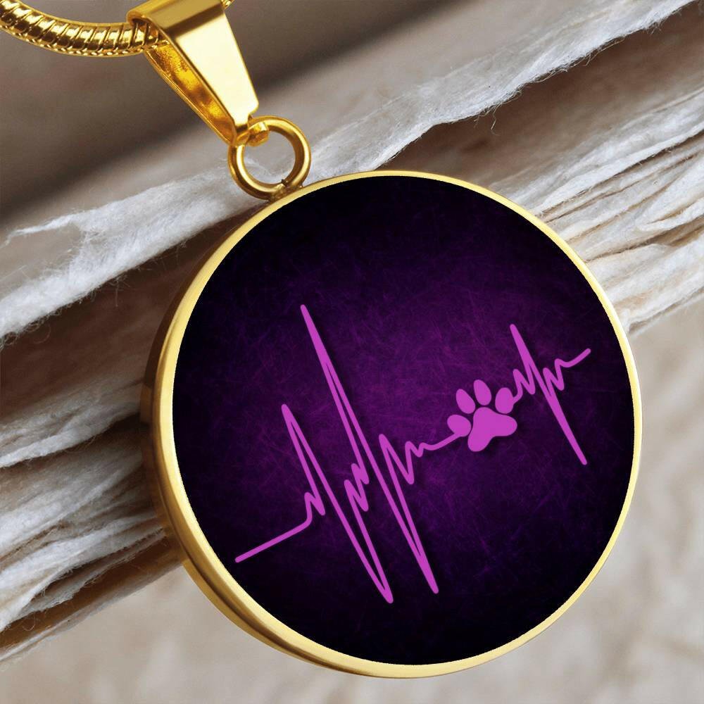 Pink Pawbeat Necklace - Jewelry - Epileptic Al’s Shop