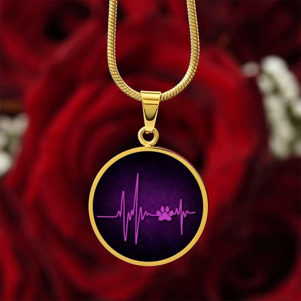 Pink Pawbeat Necklace - Jewelry - Epileptic Al’s Shop