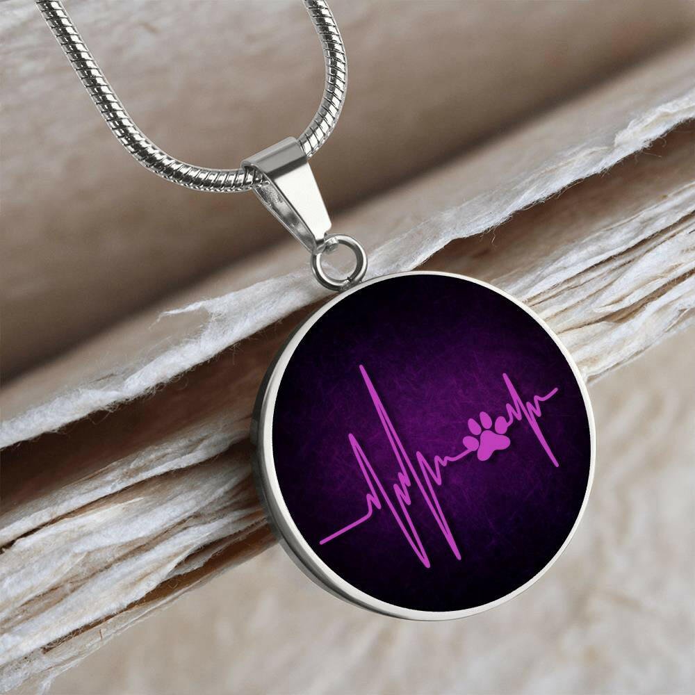 Pink Pawbeat Necklace - Jewelry - Epileptic Al’s Shop