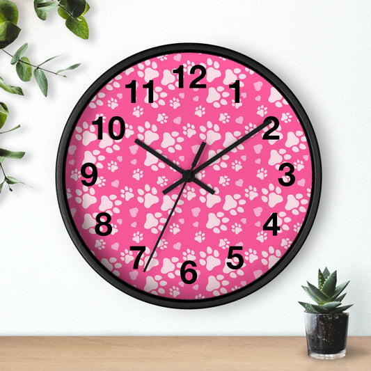 Pinky Paws Wall Clock - Home Decor - Epileptic Al’s Shop