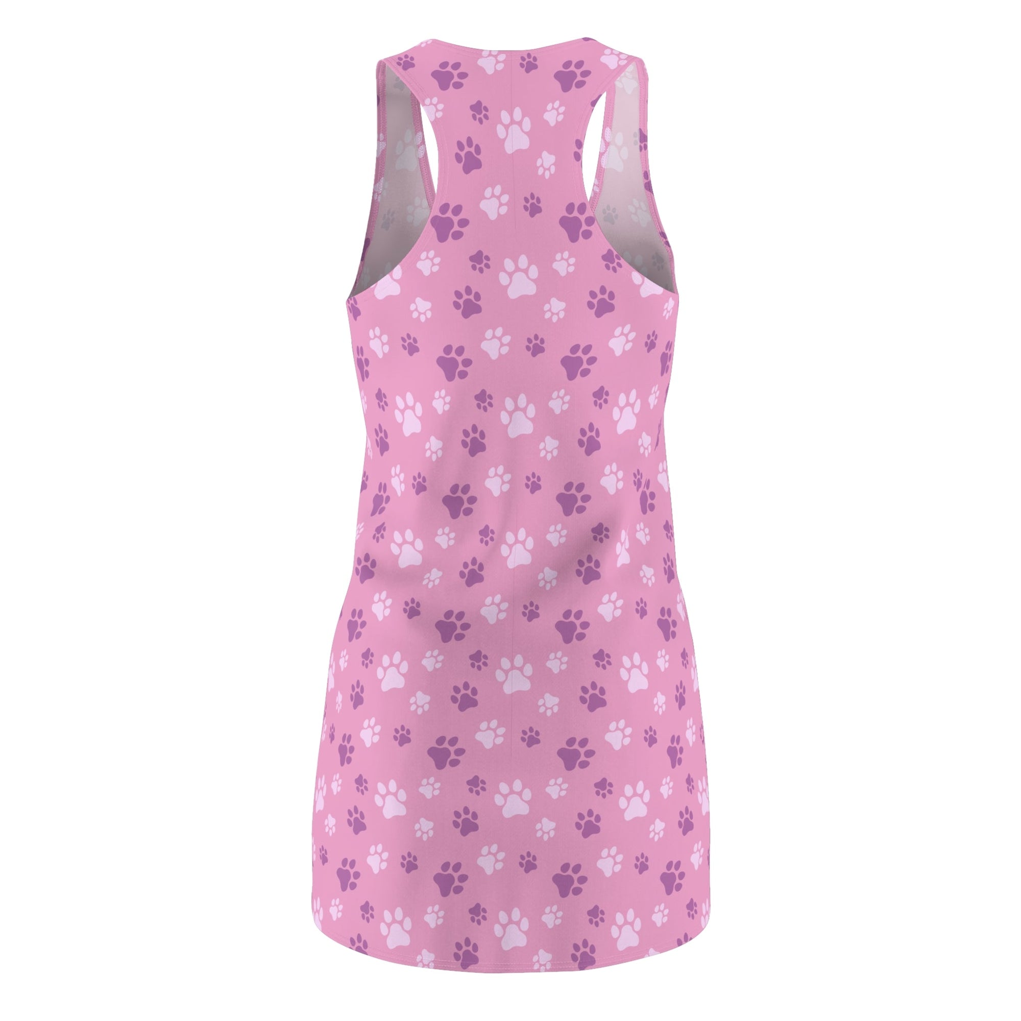 Pinky Paws Women's Cut & Sew Racerback Dress - All Over Prints - Epileptic Al’s Shop