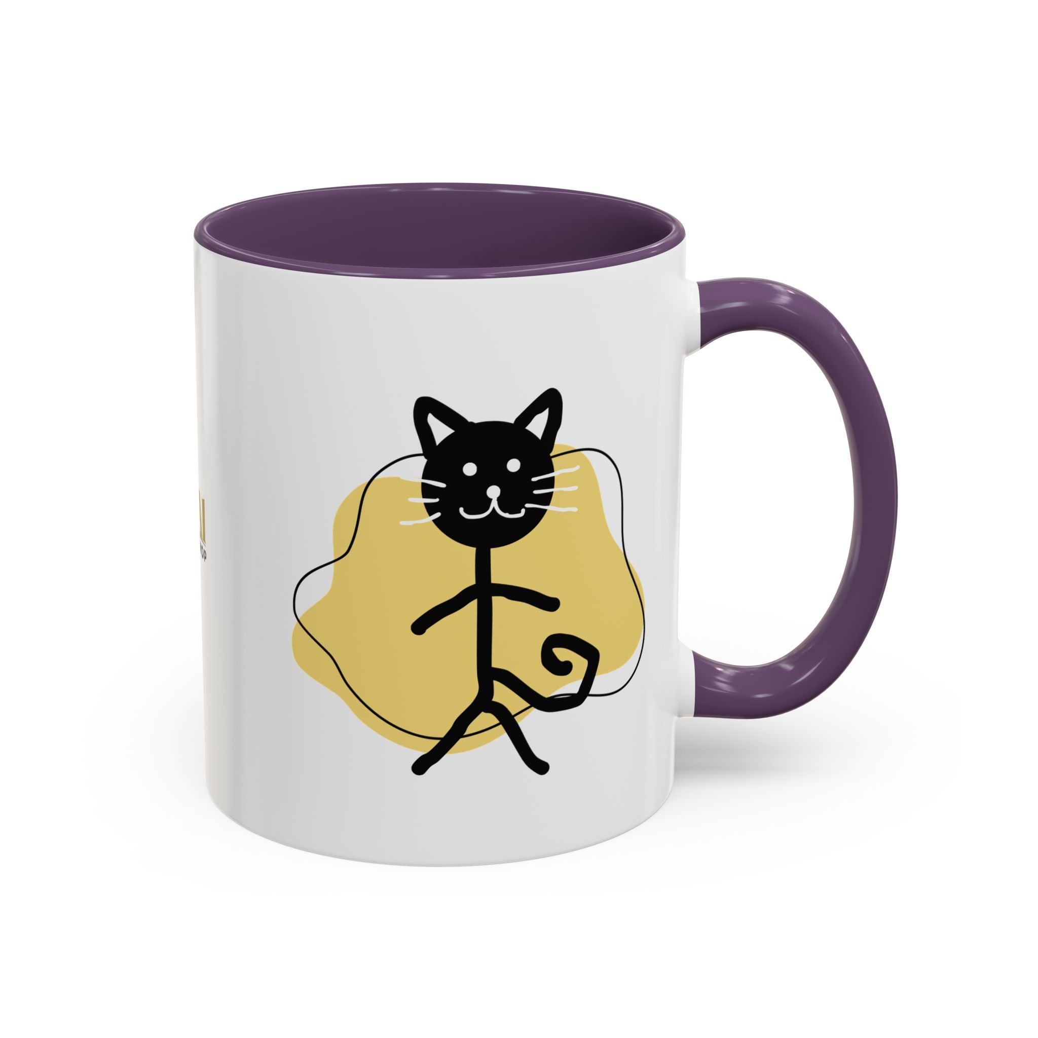 Playful Cat Accent Coffee Mug - 11oz & 15oz - Drinkware, Coffee Mugs - EpiAl's Shop