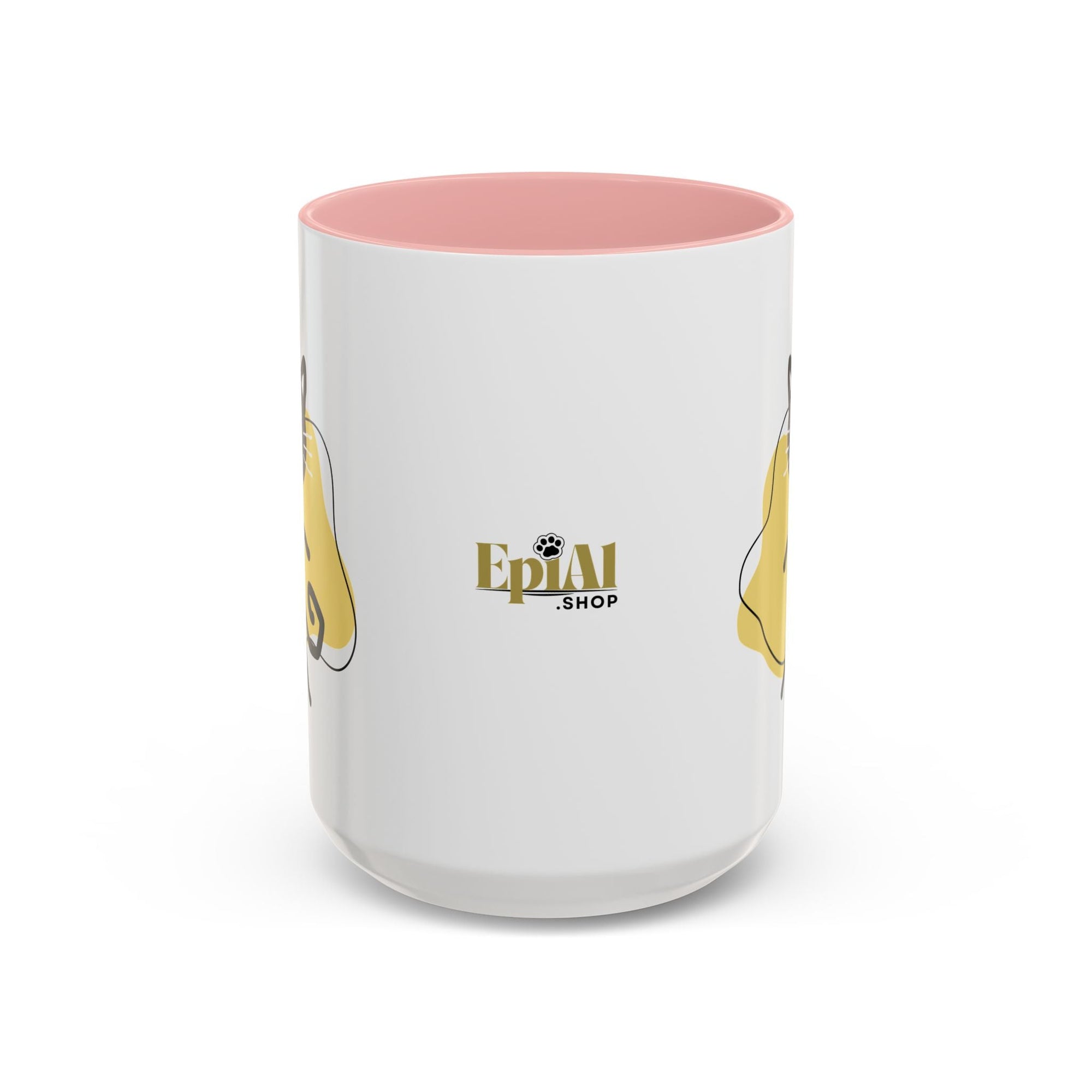 Playful Cat Accent Coffee Mug - 11oz & 15oz - Drinkware, Coffee Mugs - EpiAl's Shop