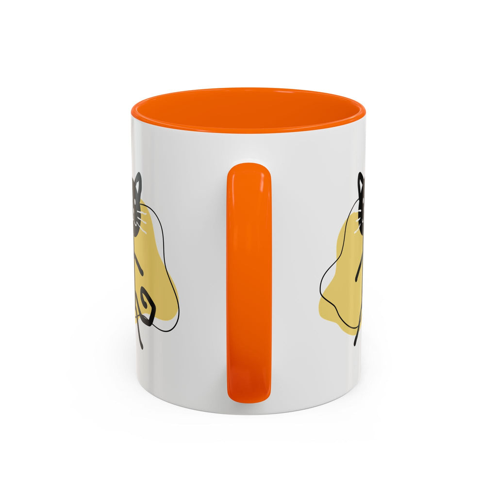 Playful Cat Accent Coffee Mug - 11oz & 15oz - Drinkware, Coffee Mugs - EpiAl's Shop