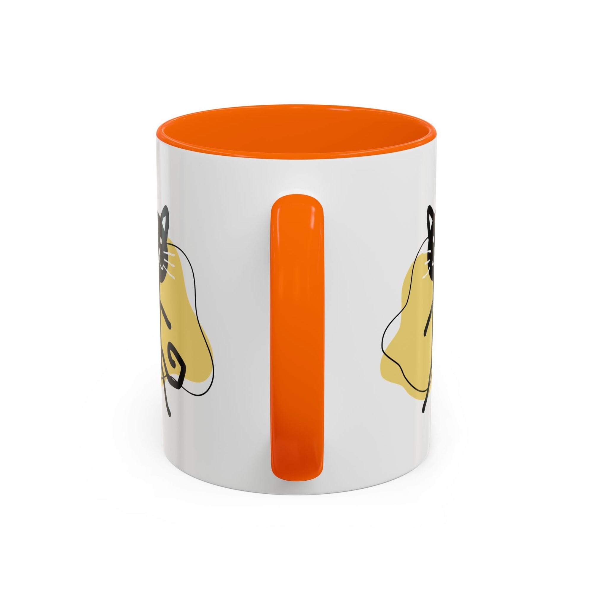 Playful Cat Accent Coffee Mug - 11oz & 15oz - Drinkware, Coffee Mugs - EpiAl's Shop