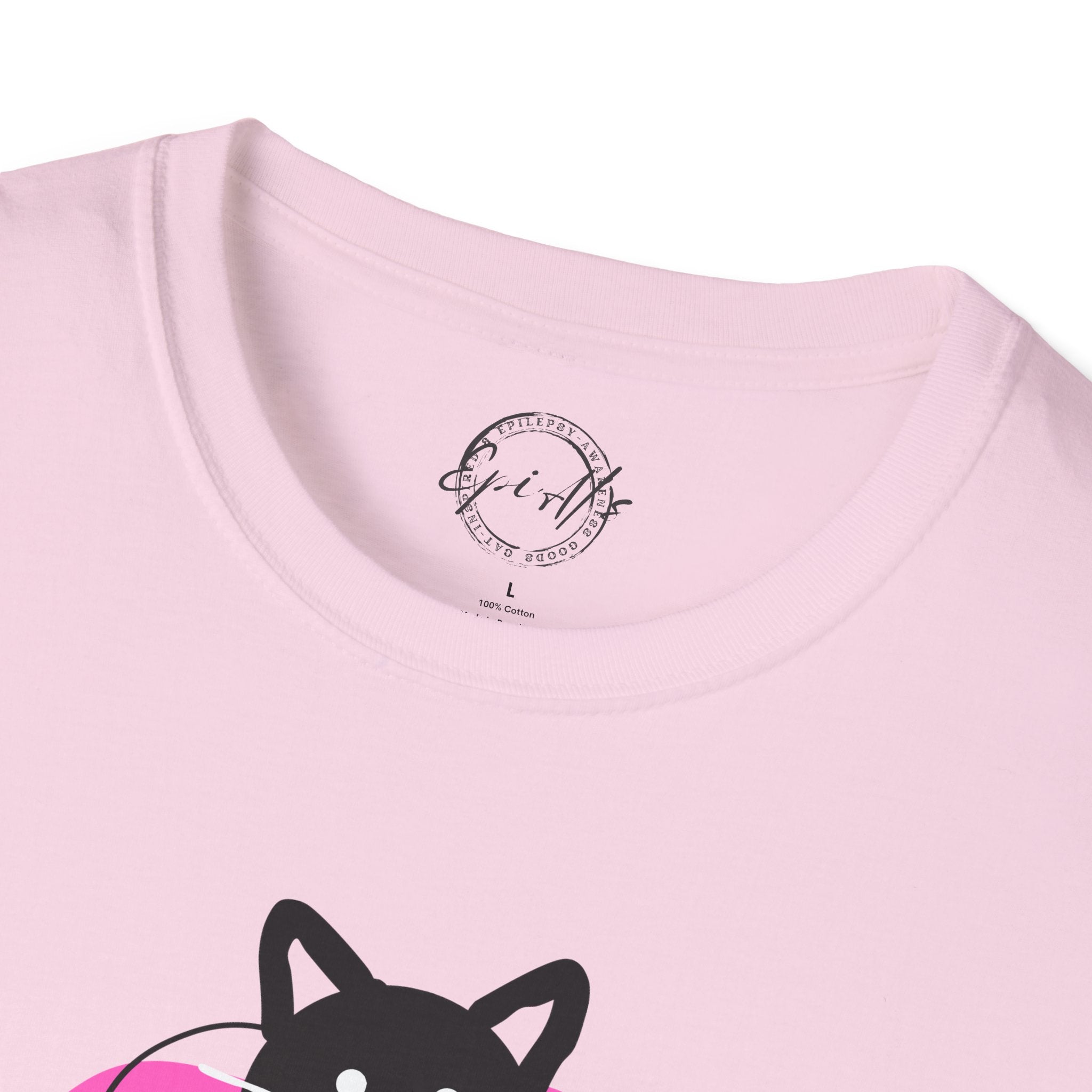 Playful Cat Graphic T-Shirt – Unisex Softstyle Tee for Cat Lovers - Clothing, T-shirts - EpiAl's Shop