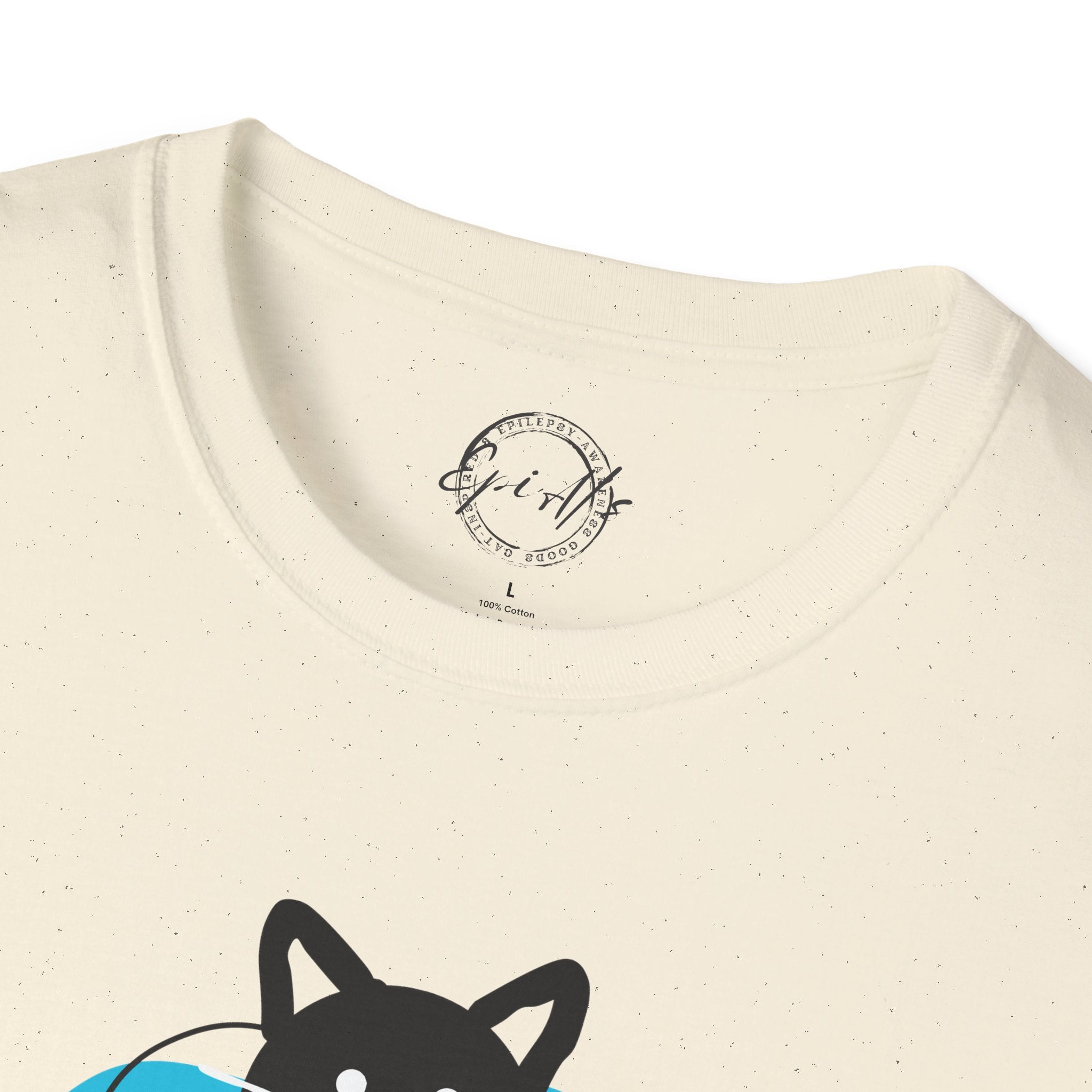 Playful Cat Graphic T-Shirt – Unisex Softstyle Tee for Cat Lovers - Clothing, T-shirts - EpiAl's Shop