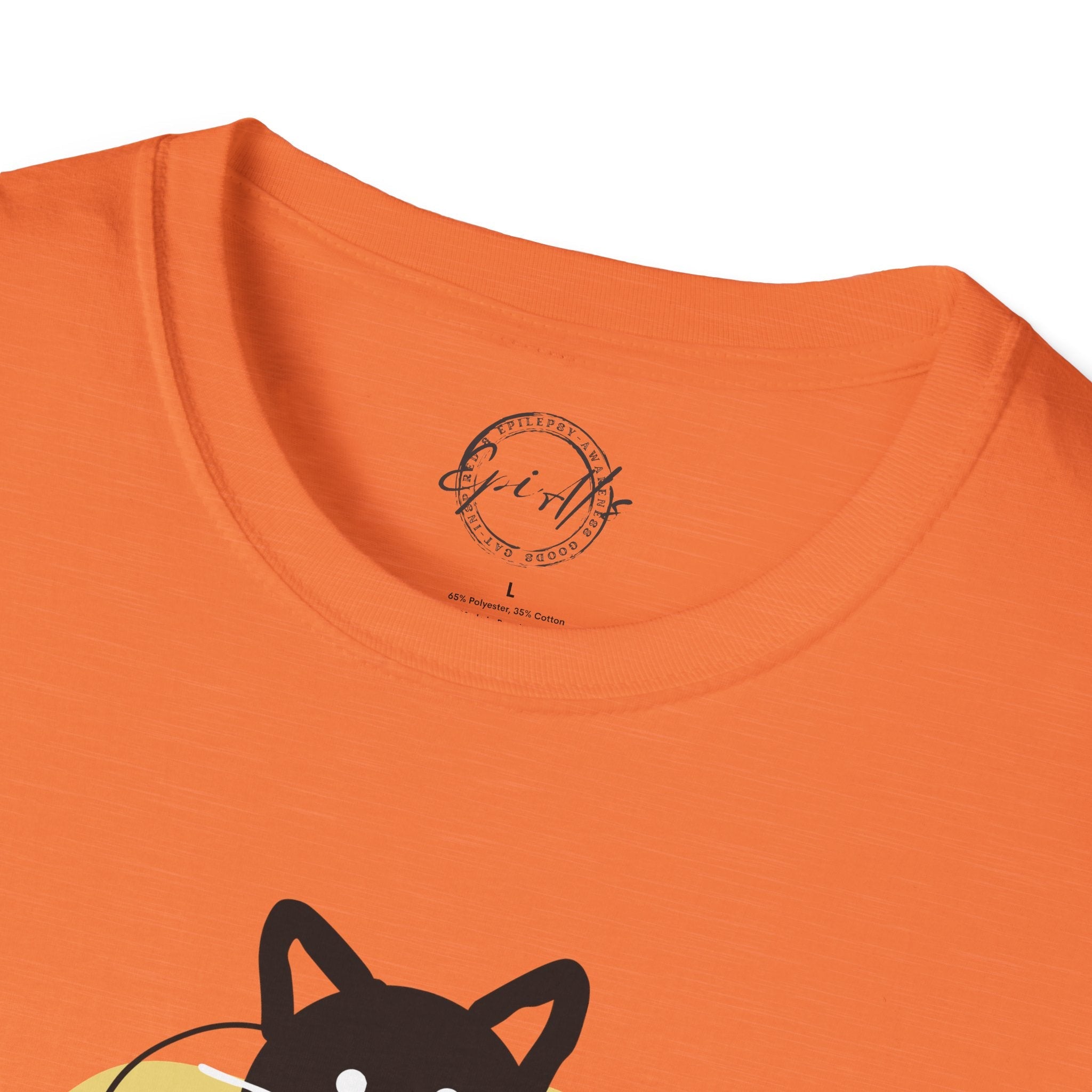 Playful Cat Graphic T-Shirt – Unisex Softstyle Tee for Cat Lovers - Clothing, T-shirts - EpiAl's Shop