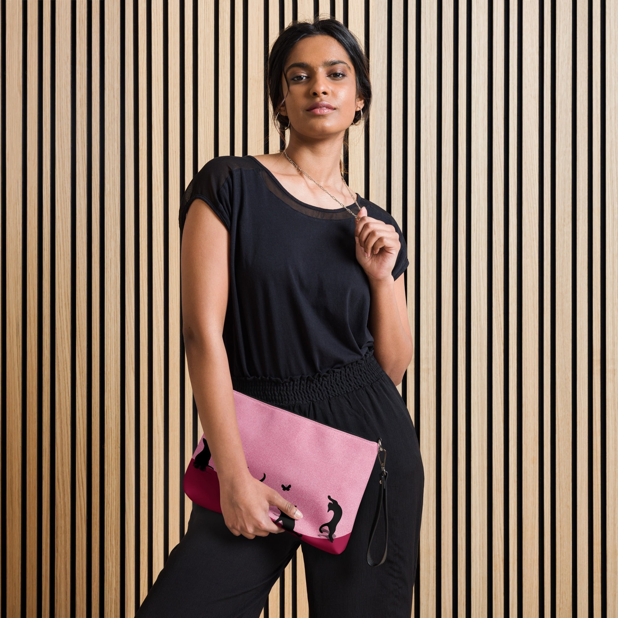 Playful Kitties Pink Crossbody Bag - handbag - EpiAl's Shop