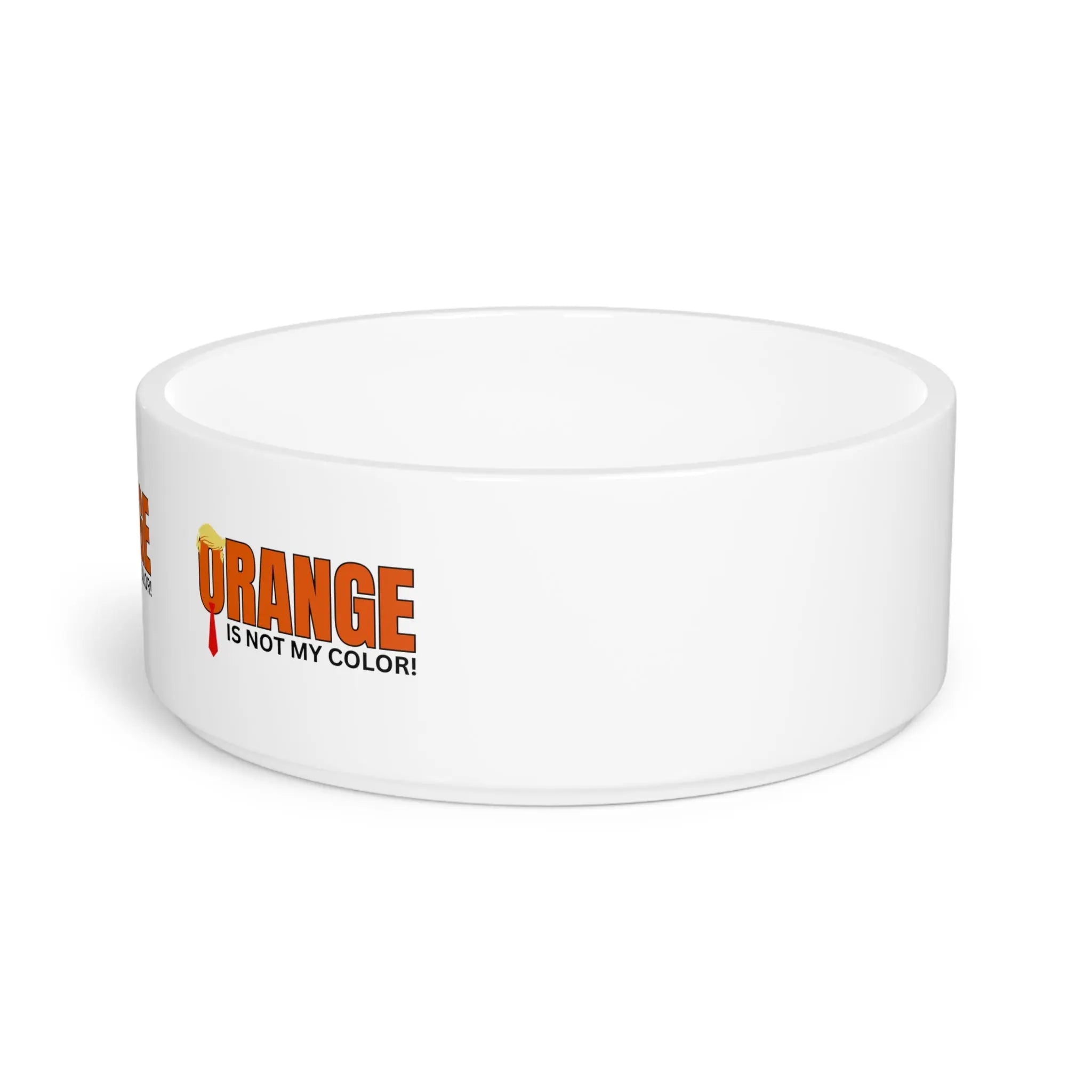 Playful Pet Bowl - "Orange is Not My Color!" - Pet Supplies - EpiAl's Shop