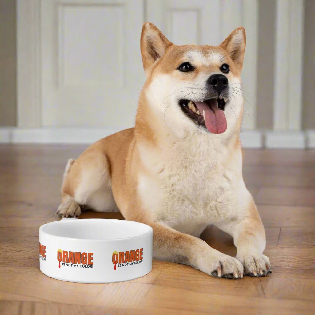 Playful Pet Bowl - "Orange is Not My Color!" - Pet Supplies - EpiAl's Shop