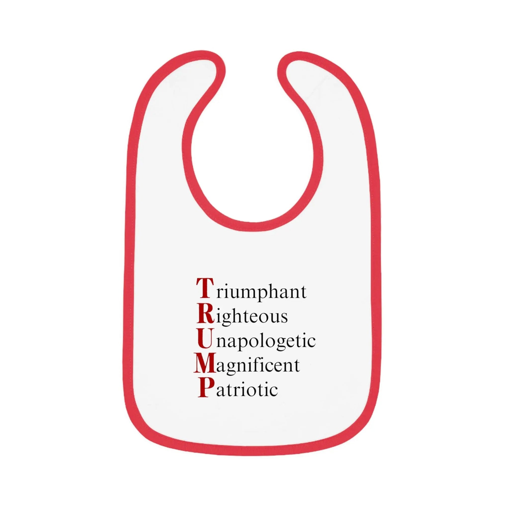 Political Baby Bib - Pro - Trump Word Play Design - Clothing, Kids & Infants - EpiAl's Shop