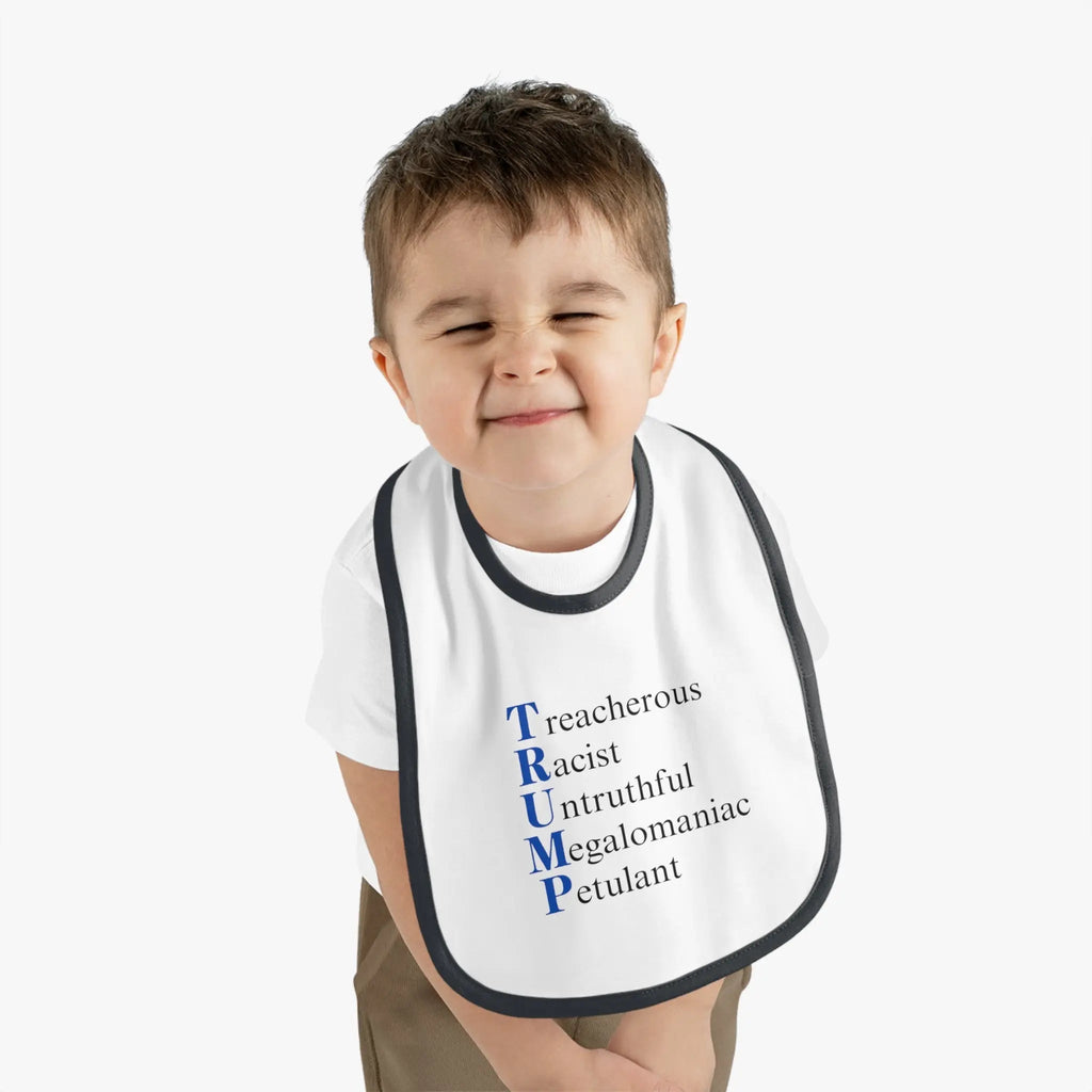 Political Baby Bib - Trump Word Play Design - Clothing, Kids & Infants - EpiAl's Shop