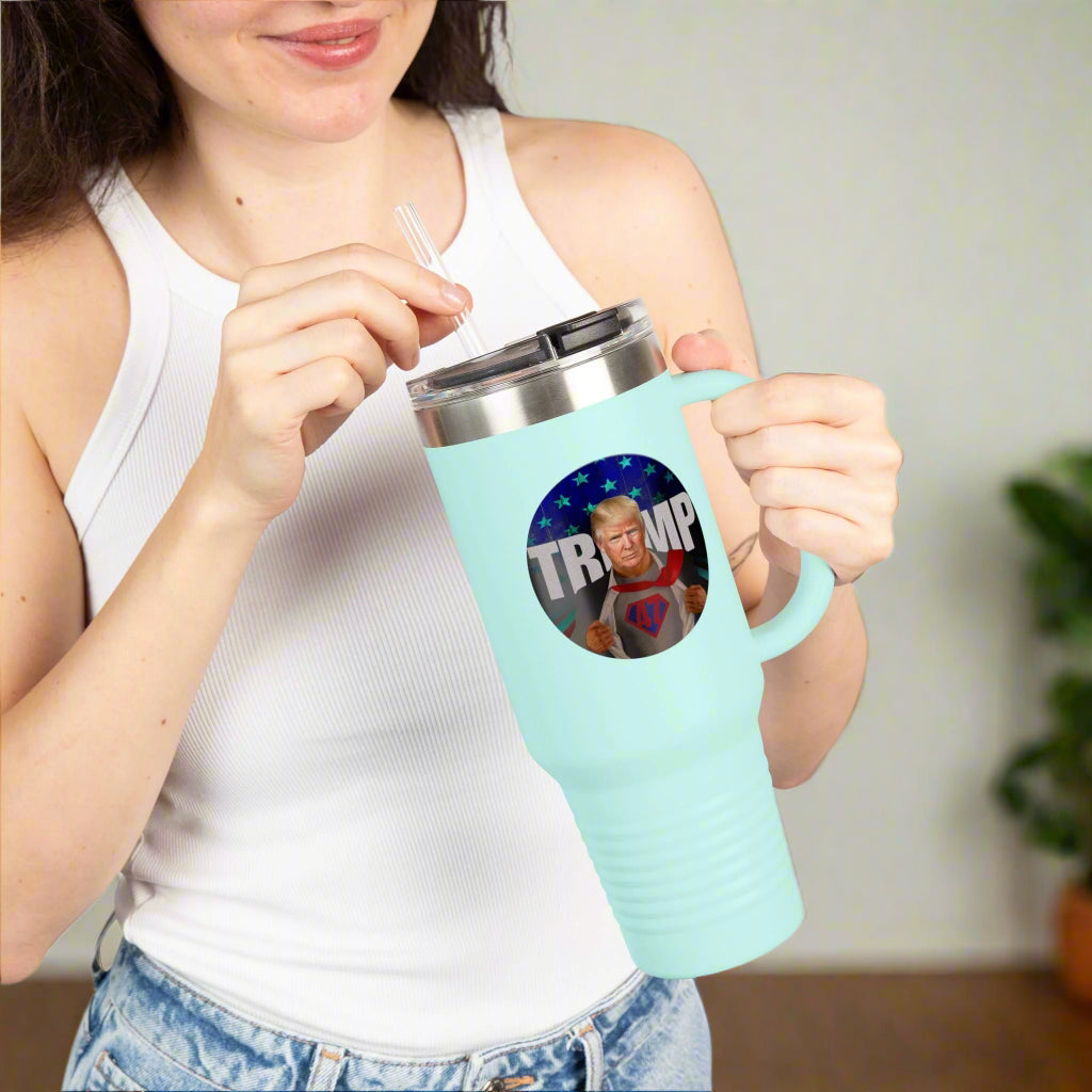Political Insulated Travel Mug - 40oz with Trump Design - Drinkware, Travel Mugs - EpiAl's Shop