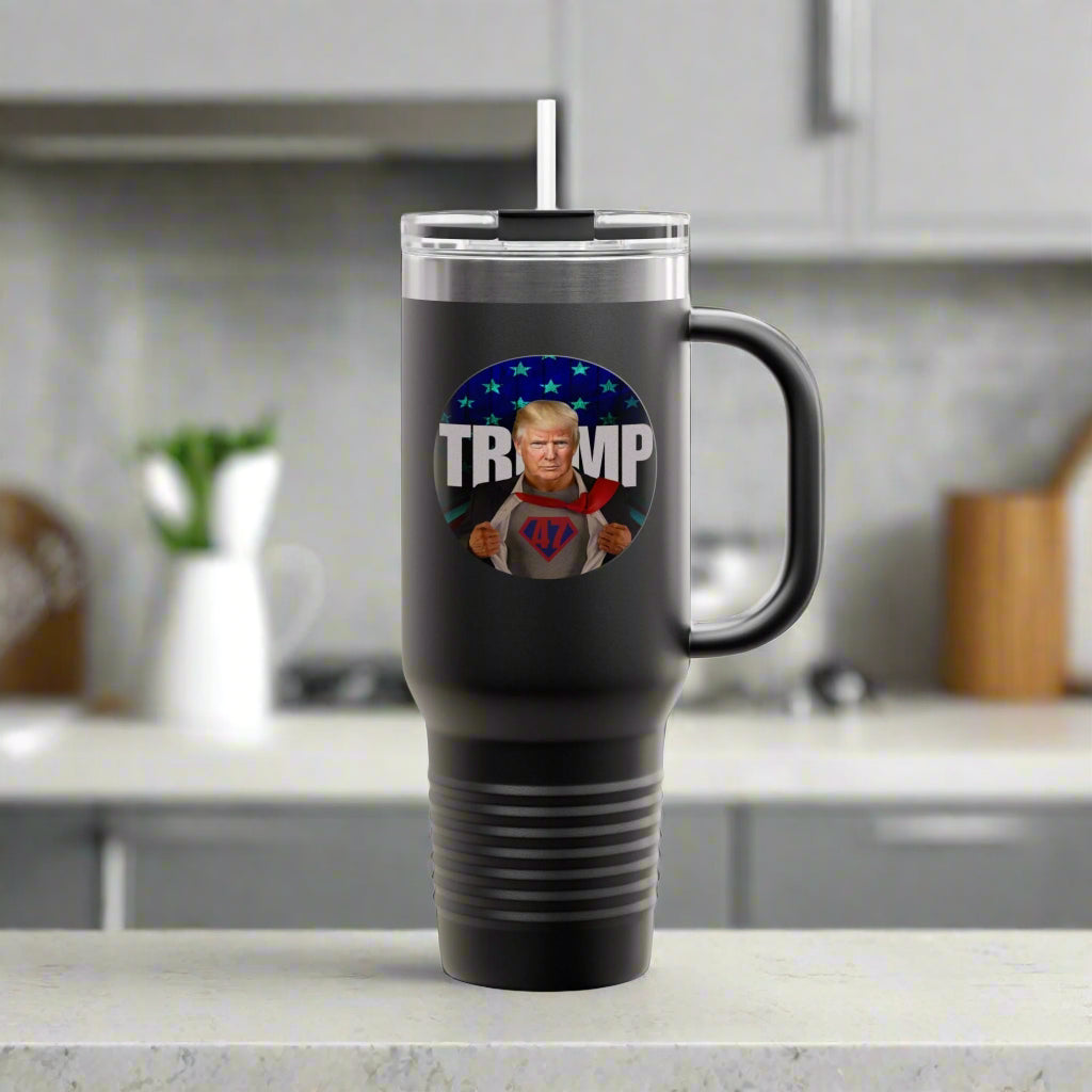 Political Insulated Travel Mug - 40oz with Trump Design - Drinkware, Travel Mugs - EpiAl's Shop