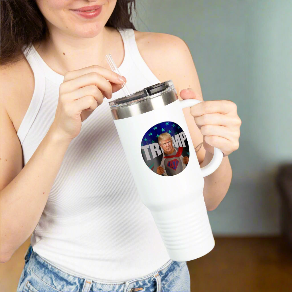 Political Insulated Travel Mug - 40oz with Trump Design - Drinkware, Travel Mugs - EpiAl's Shop