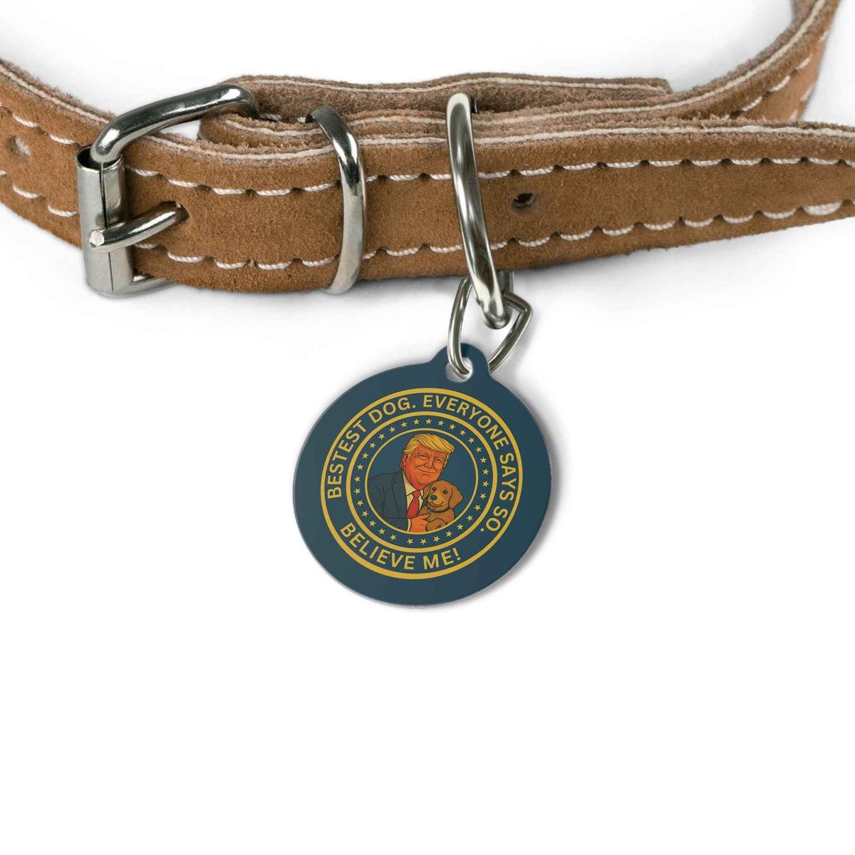 Political Parody Pet Tag – “Bestest Dog. Everyone Says So.” - Pet Supplies, Collars & Accessories - EpiAl's Shop