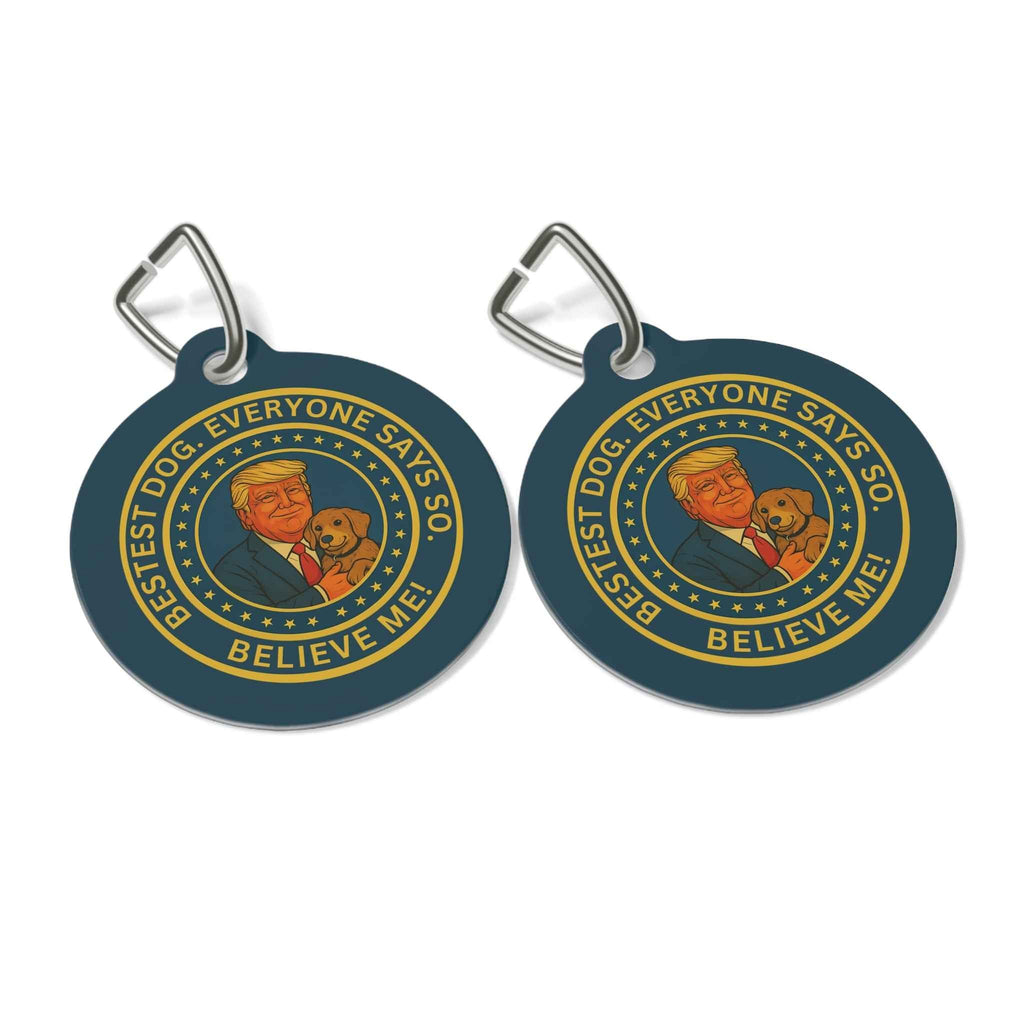 Political Parody Pet Tag – “Bestest Dog. Everyone Says So.” - Pet Supplies, Collars & Accessories - EpiAl's Shop