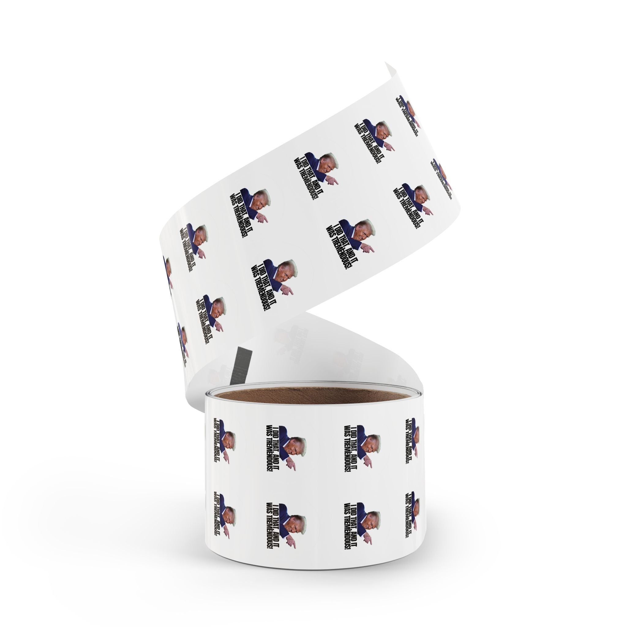 Political Round Sticker Roll - "I Did That, and It Was Tremendous!" - Paper Products, Stickers - EpiAl's Shop