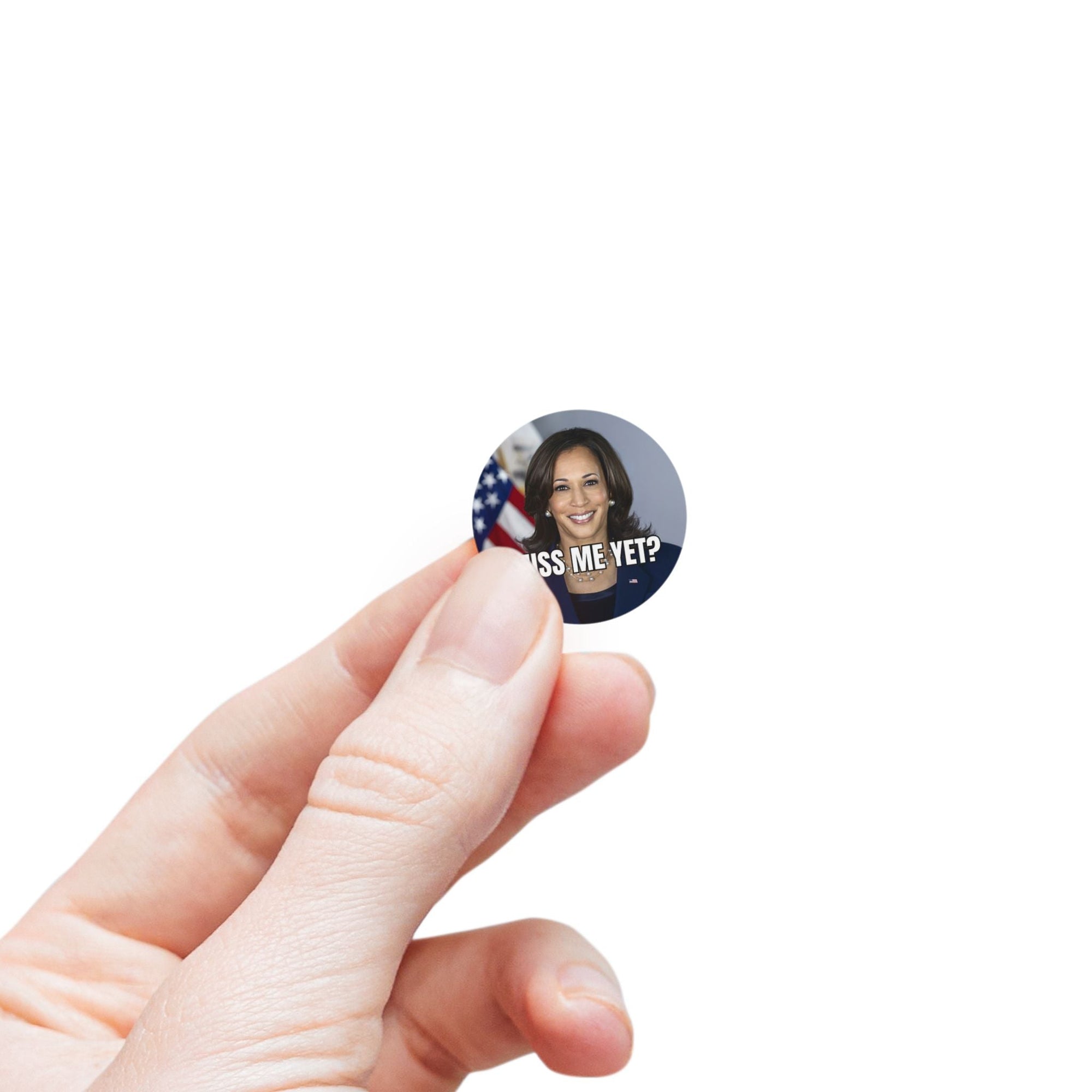 Political Round Sticker Rolls - Kamala 'Miss Me Yet?' - Paper Products, Stickers - EpiAl's Shop