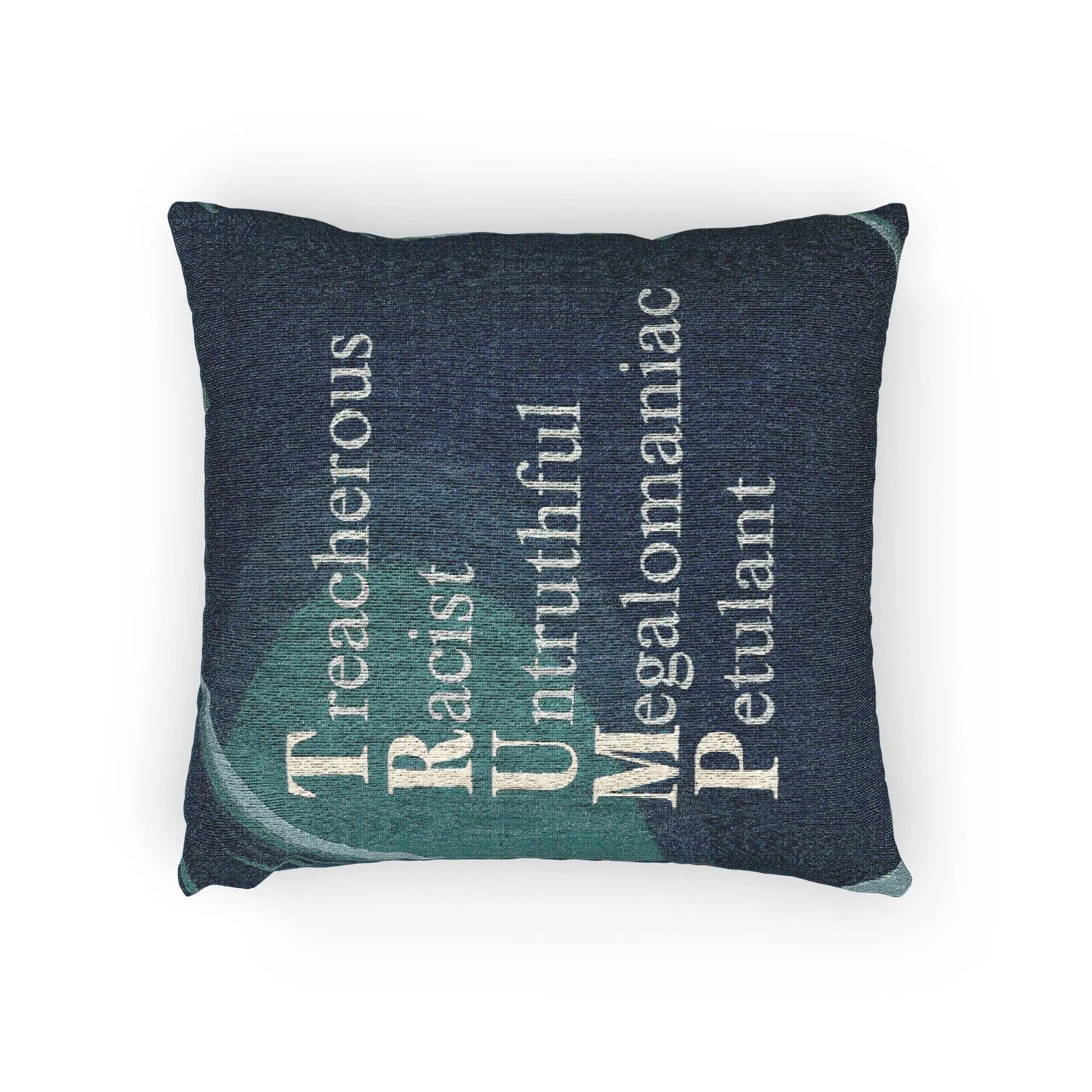 Political Statement Woven Pillow - Anti - Trump Text - Decor, Home, Pillows - EpiAl's Shop