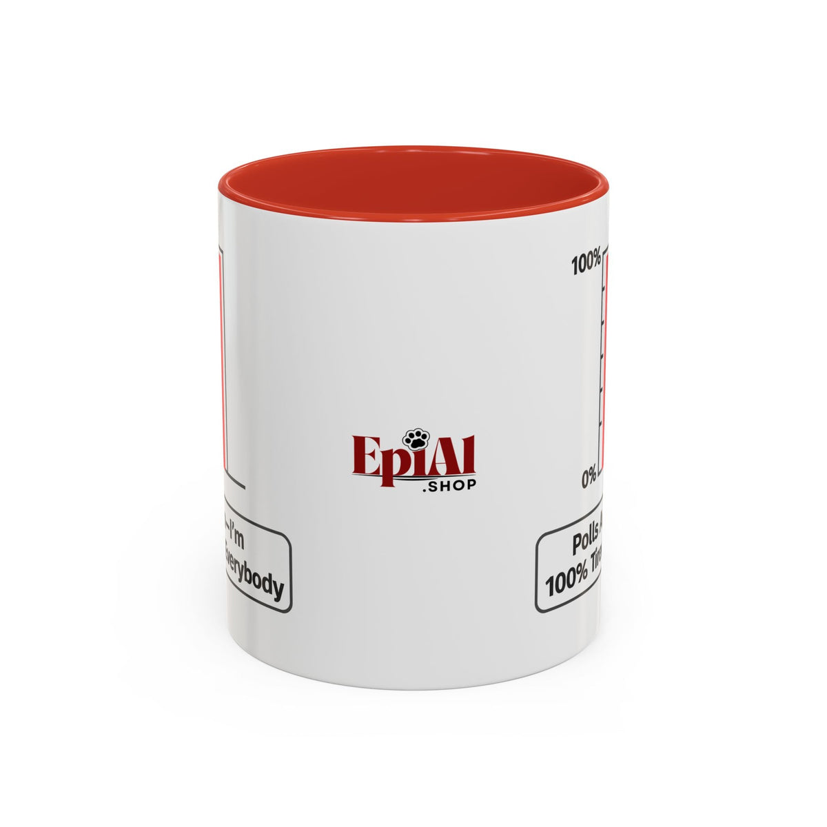 “Polls Are In — I’m 100% Tired of Everybody” Political Parody Mug - Drinkware, Coffee Mugs - EpiAl's Shop