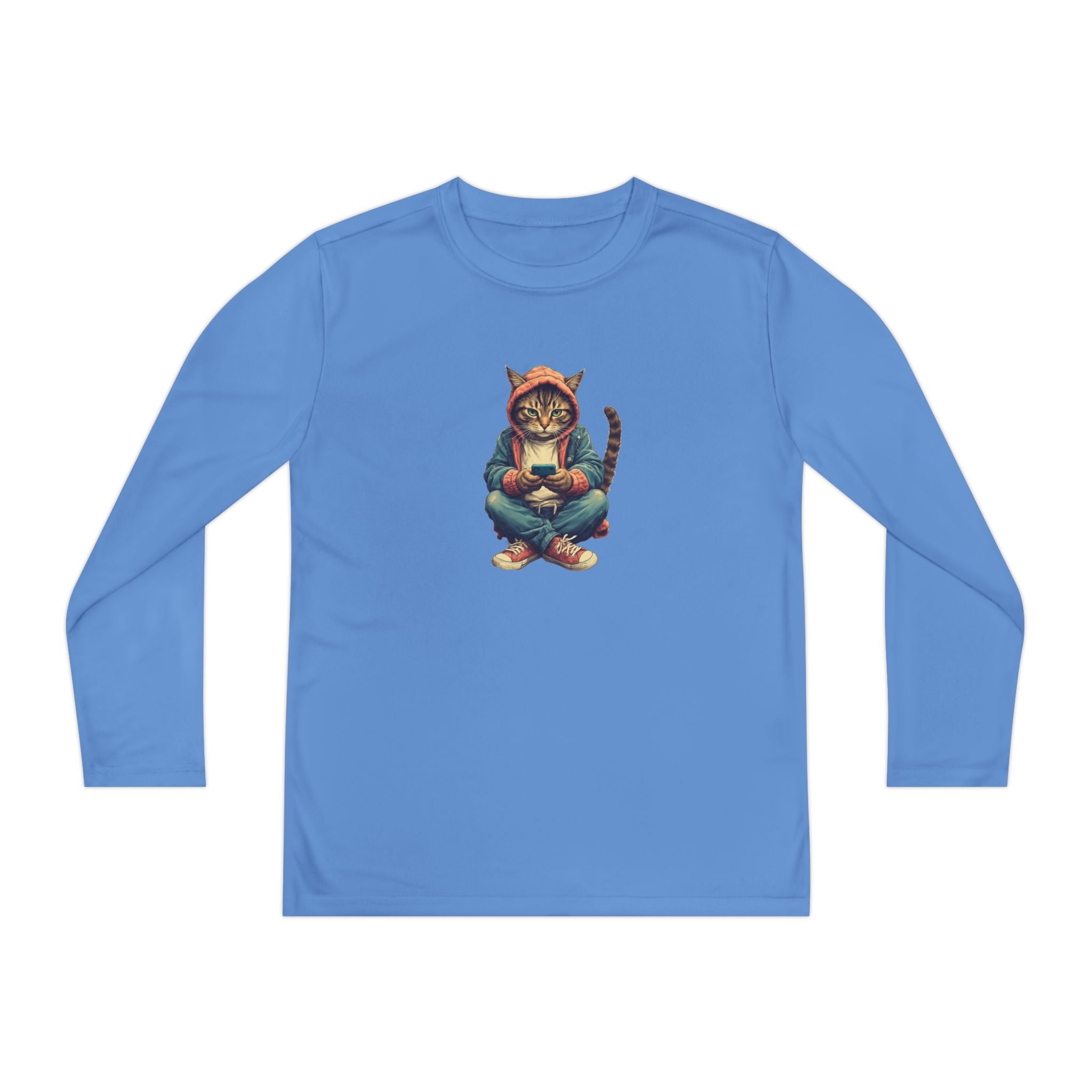 Popular Cat Lover's Youth Long Sleeve Tee, Cute Cat Apparel - Clothing, Kids & Infants - EpiAl's Shop