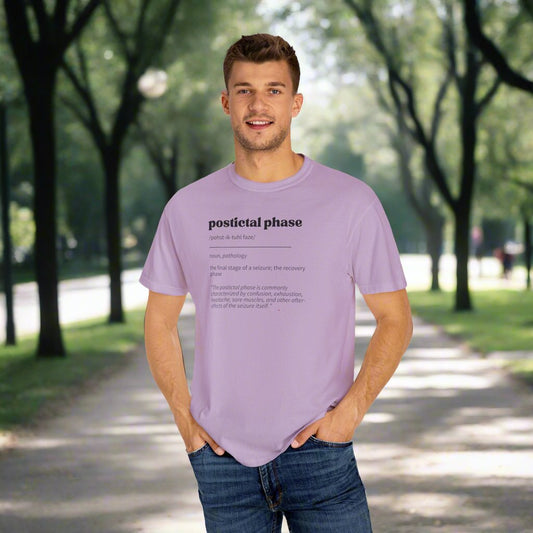 Postictal Definition Unisex Garment - Dyed T - shirt - T - Shirt - Epileptic Al’s Shop