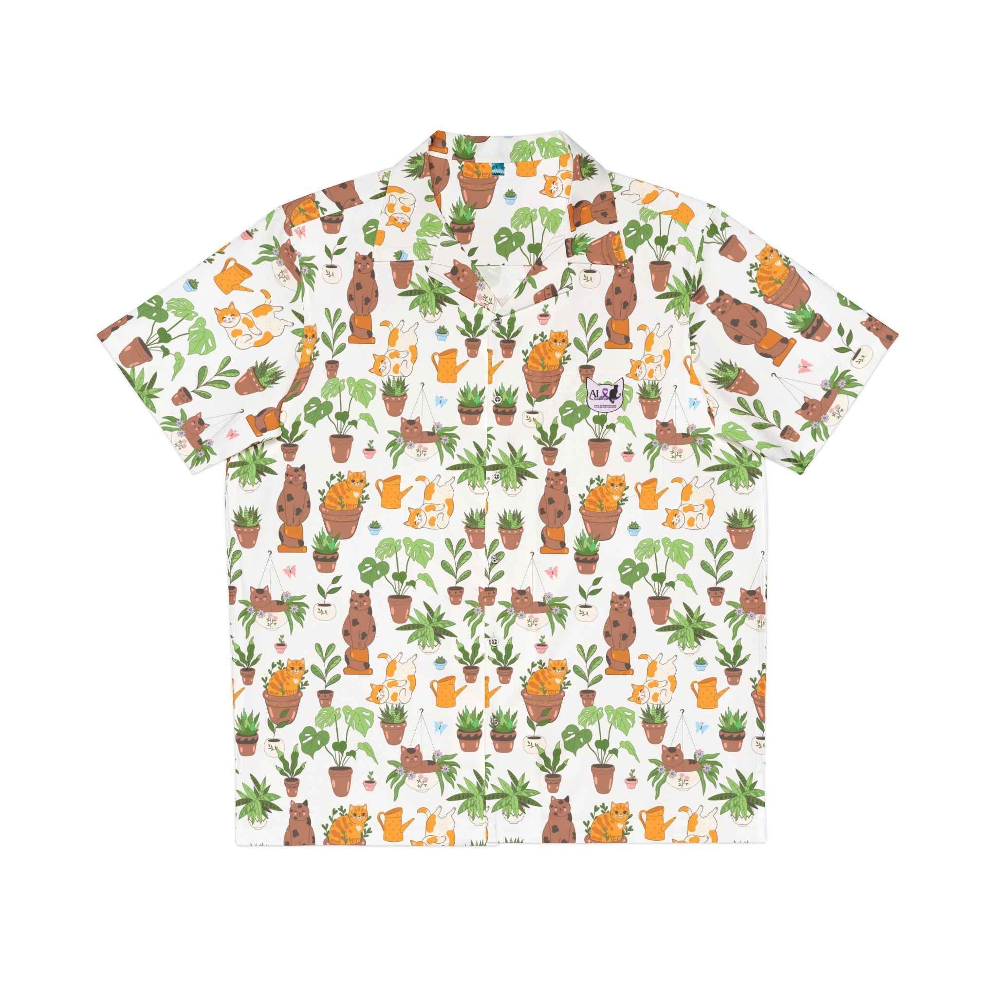 Potted Purrers Men's Hawaiian Shirt - EpiAl's Shop