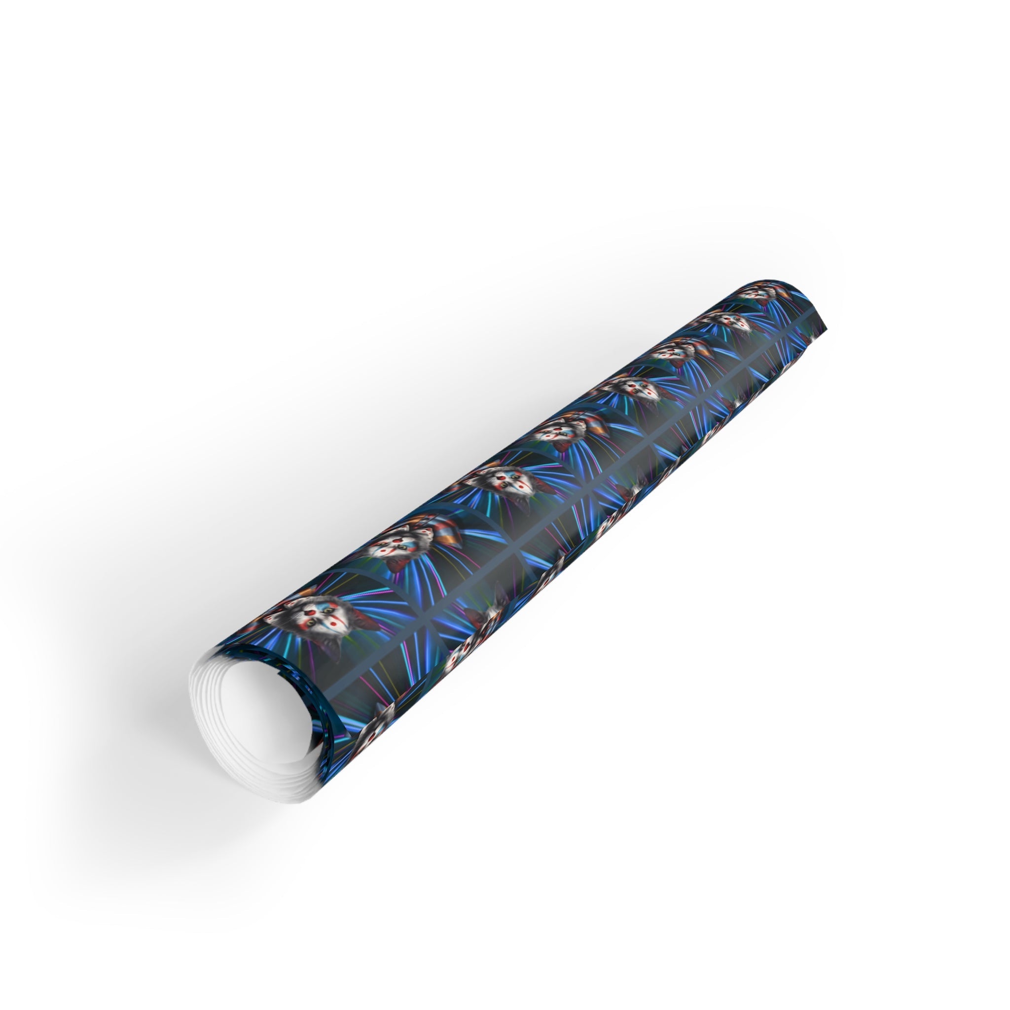 Premium Cat Clown Design Gift Wrapping Paper Roll - Unique Artistic Wrap for All Occasions - Paper Products, Gift Wrapping Paper - EpiAl's Shop