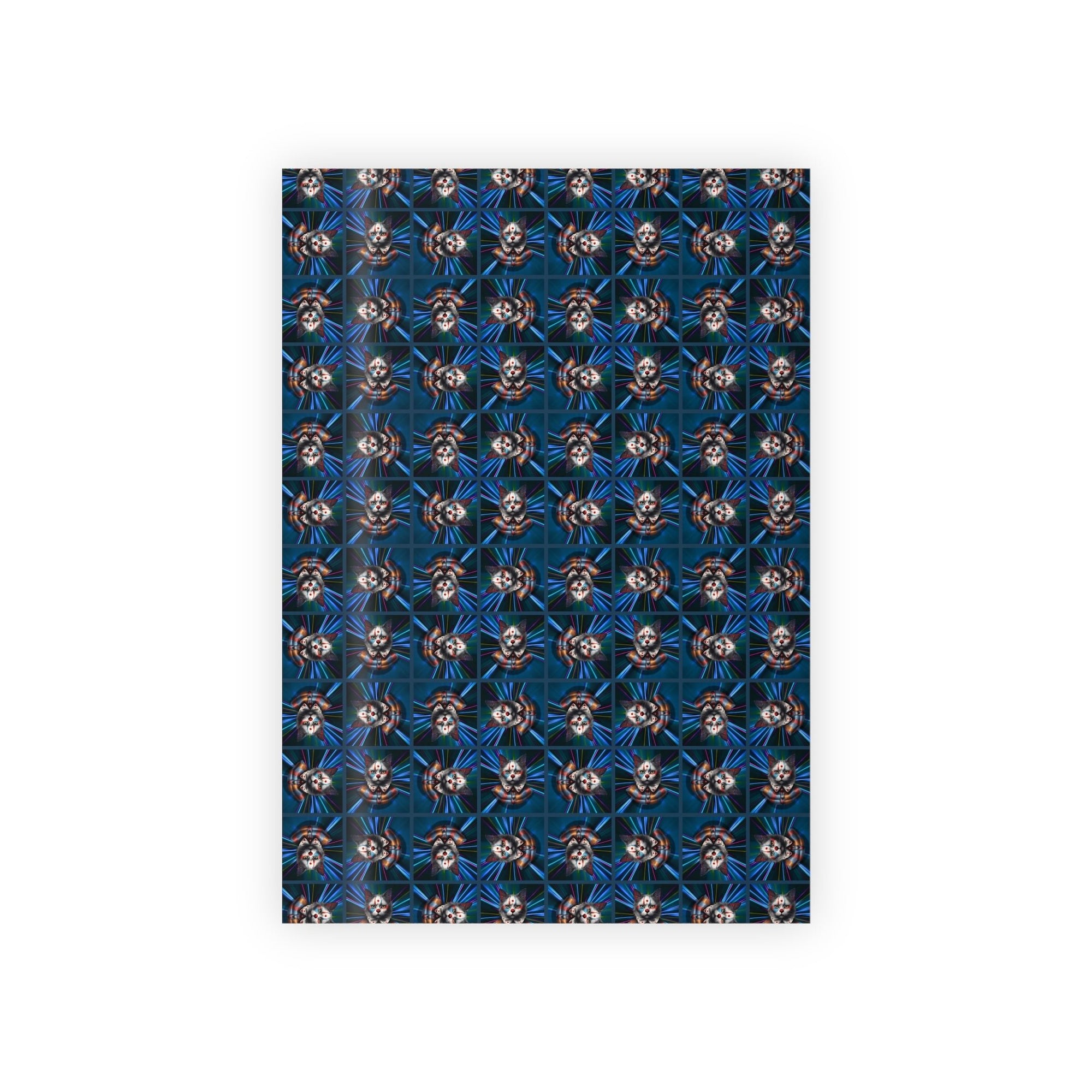 Premium Cat Clown Design Gift Wrapping Paper Roll - Unique Artistic Wrap for All Occasions - Paper Products, Gift Wrapping Paper - EpiAl's Shop