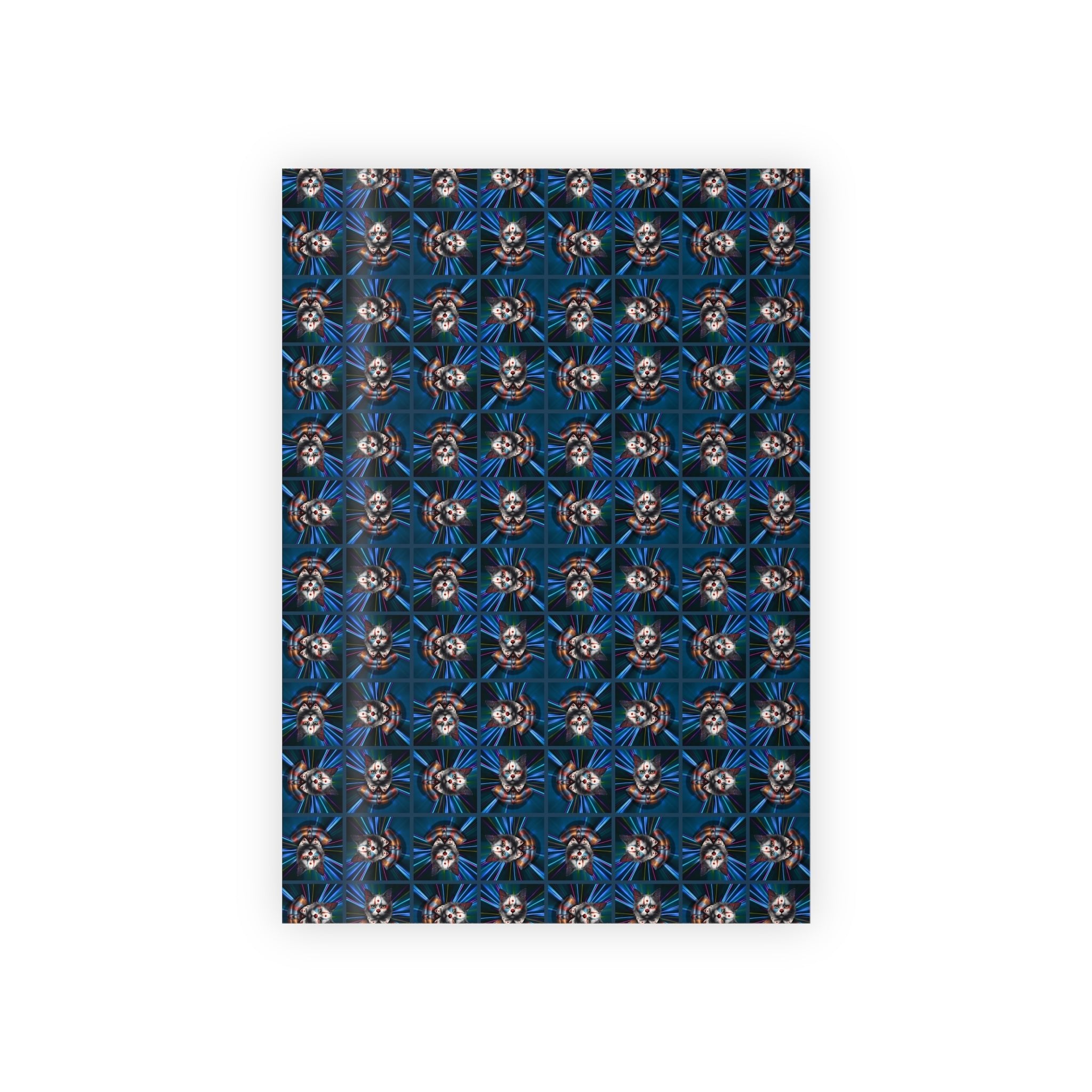 Premium Cat Clown Design Gift Wrapping Paper Roll - Unique Artistic Wrap for All Occasions - Paper Products, Gift Wrapping Paper - EpiAl's Shop